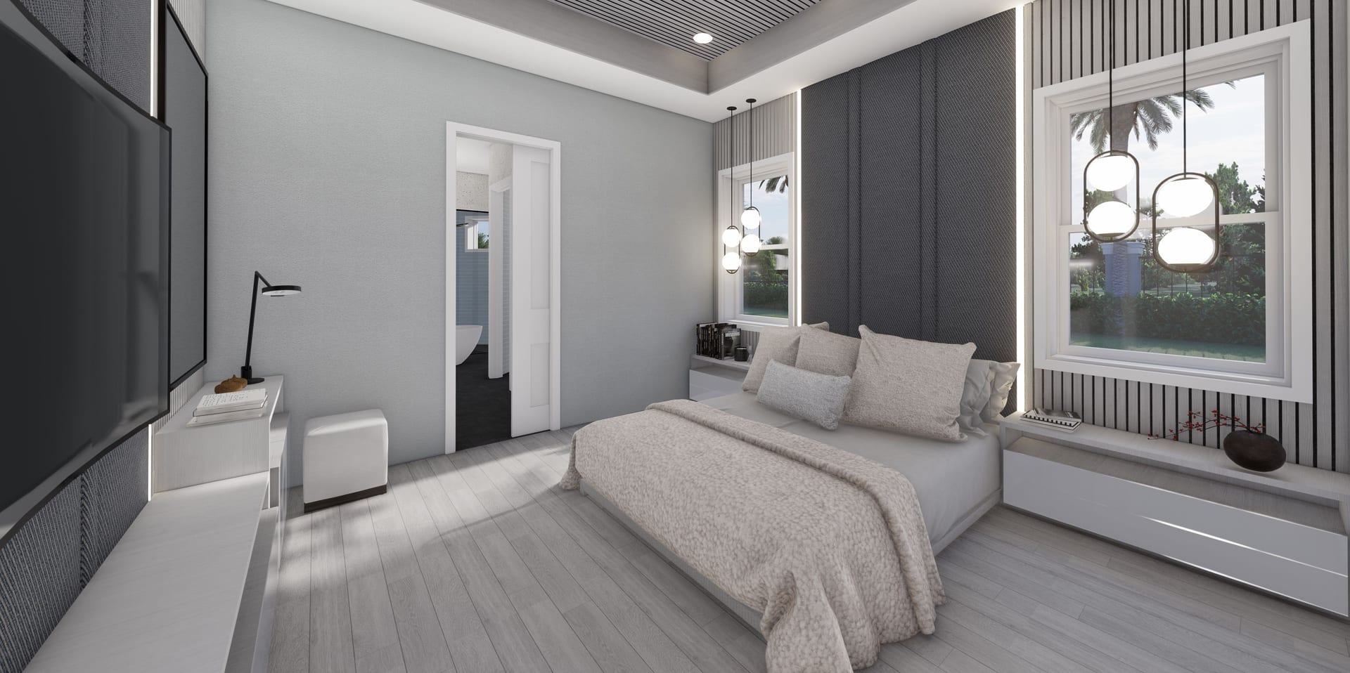 Nilus OP2 Side Garage master bedroom