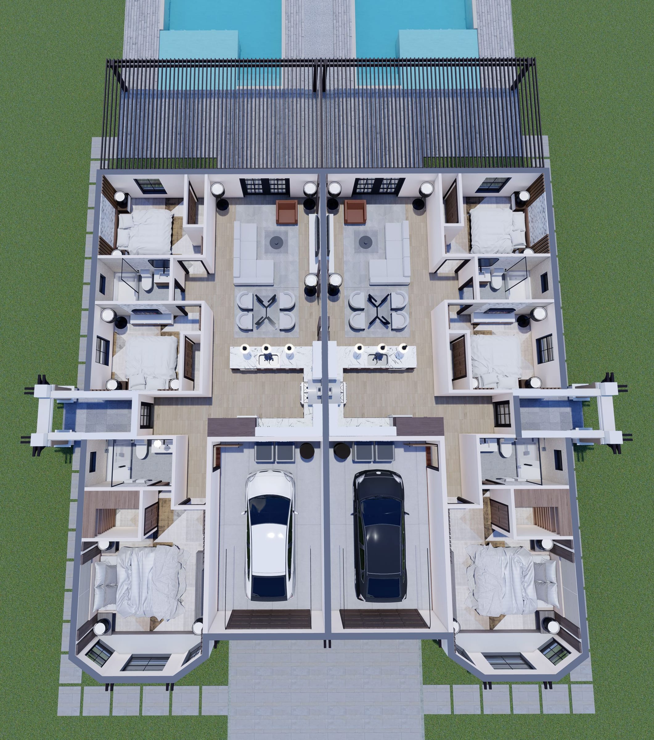 Nyx M1 3D floor plan, top-down