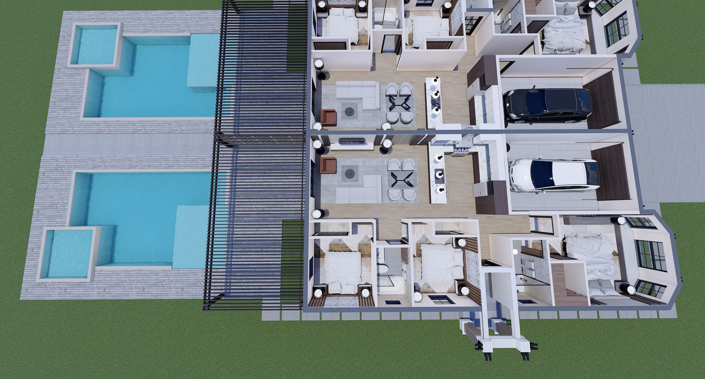 Nyx M1 3D floor plan, side view
