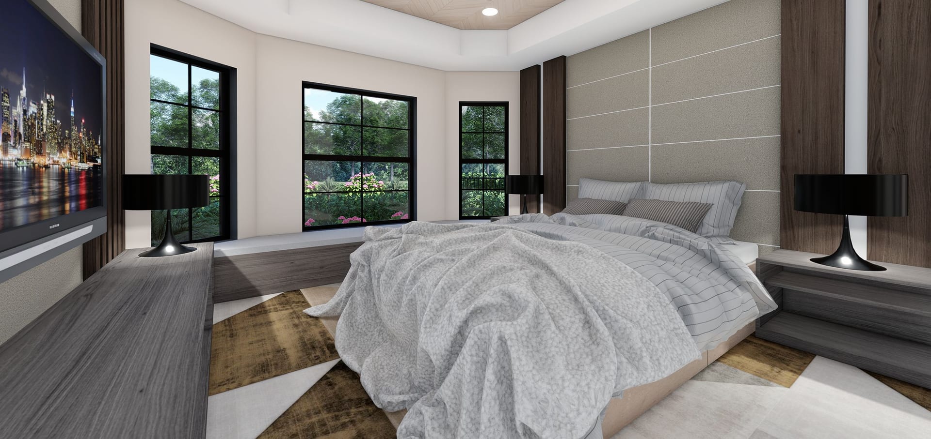 Nyx M1 master bedroom