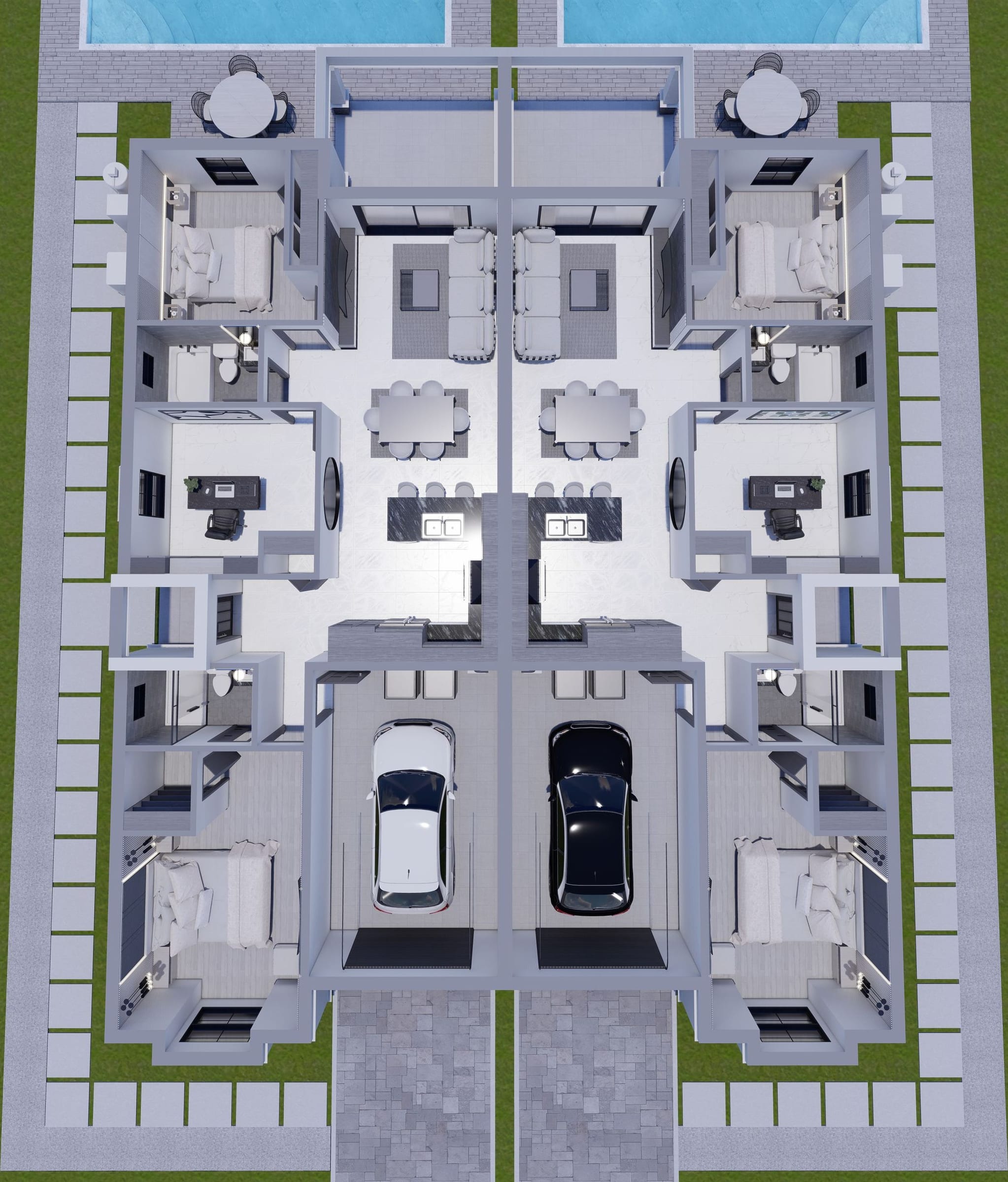 Nyx M2 3D floor plan, top-down