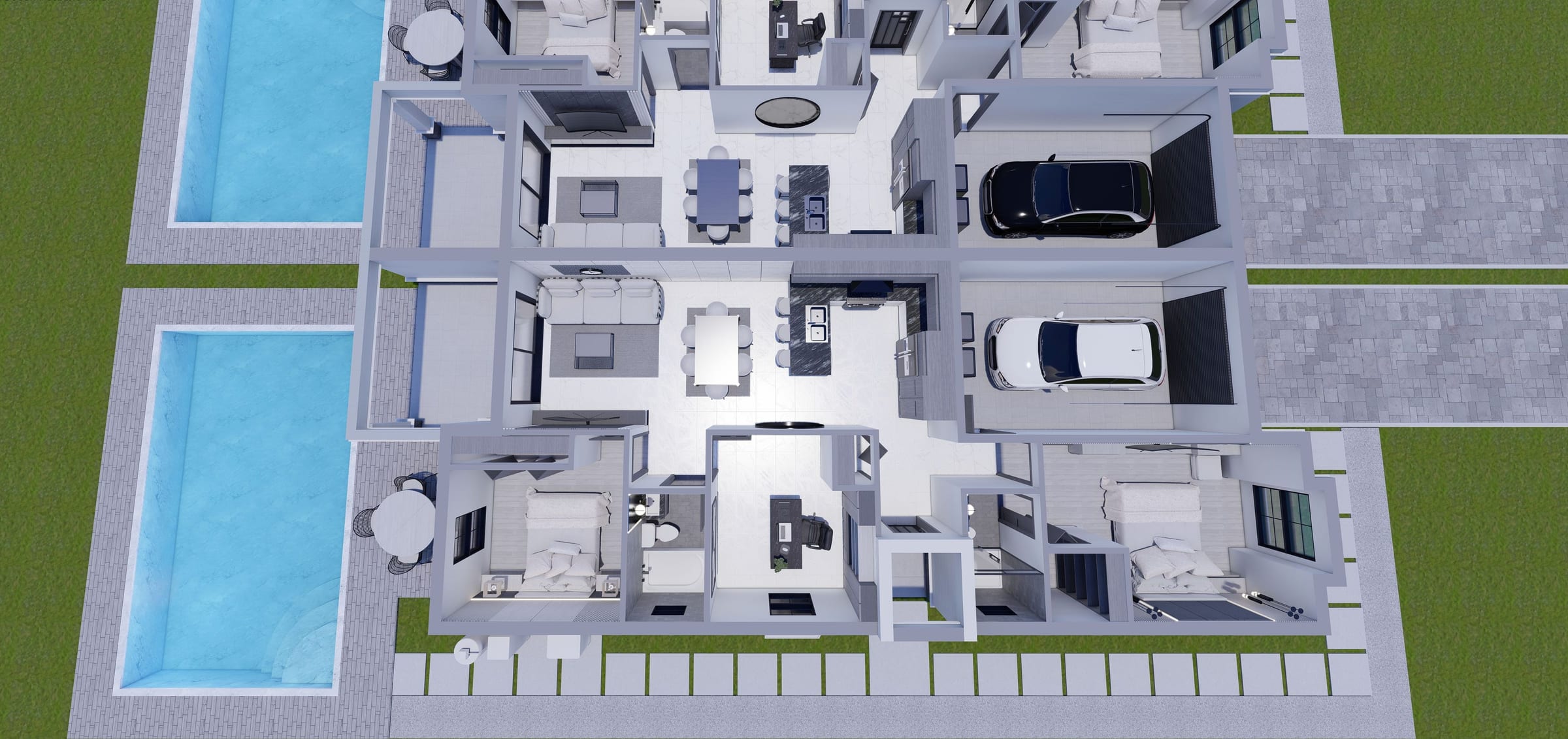 Nyx M2 3D floor plan, side view