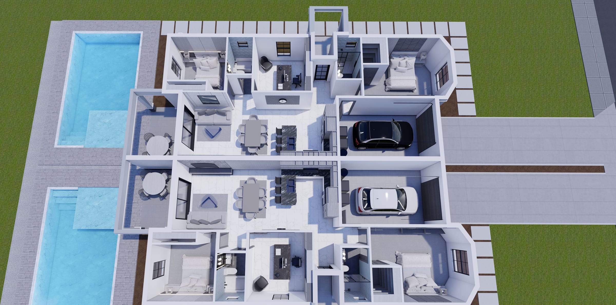 Nyx M3 3D floor plan, side view