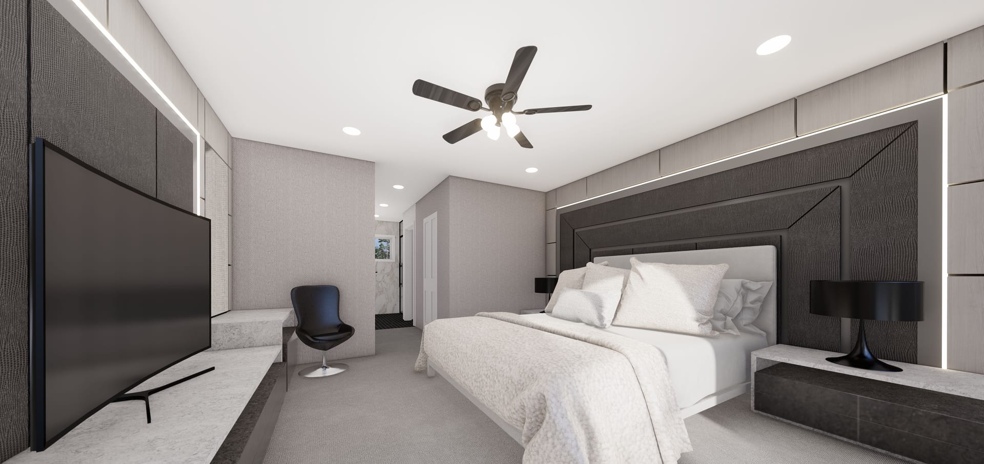 Oceanus master bedroom