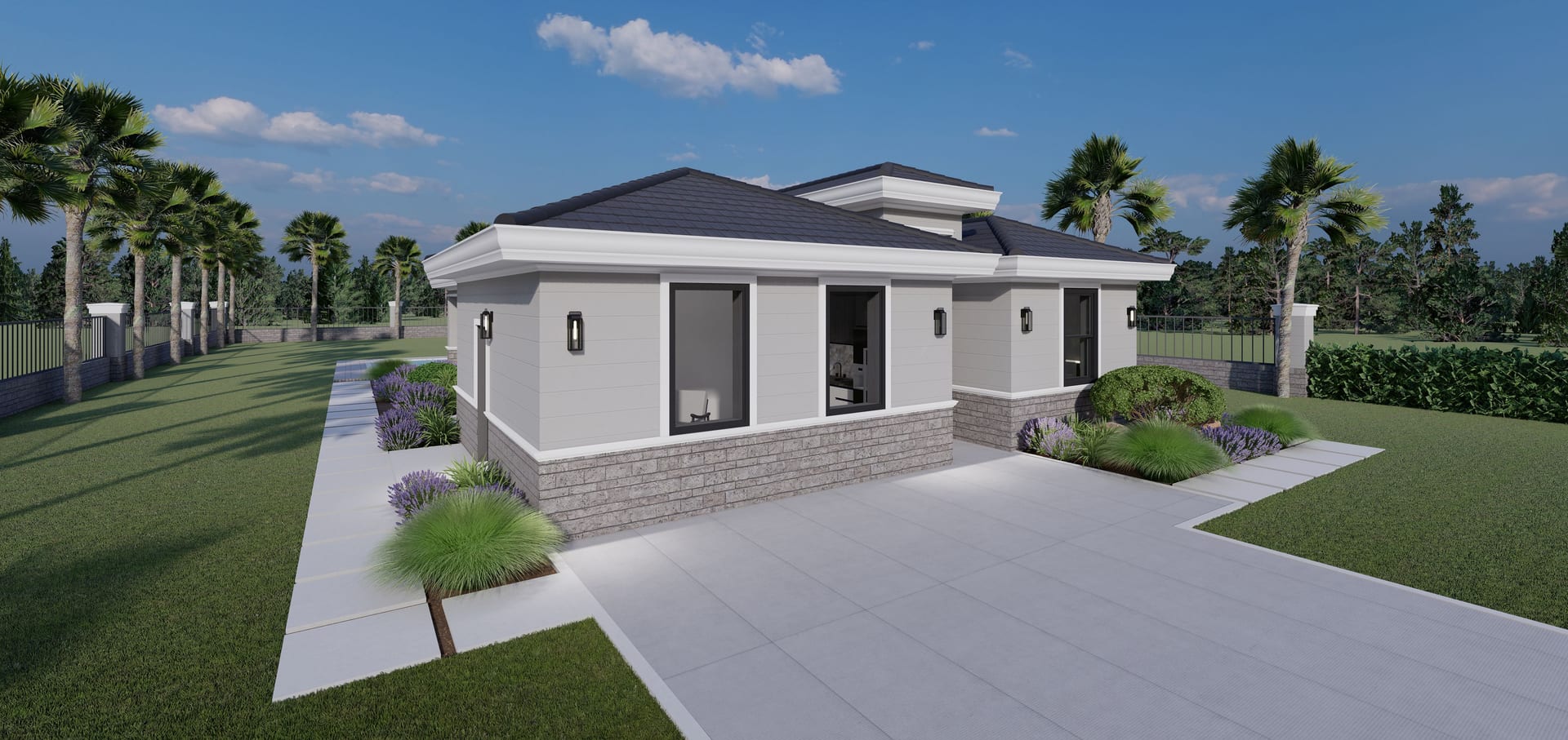 Oicles OP1. ADU front-side facade