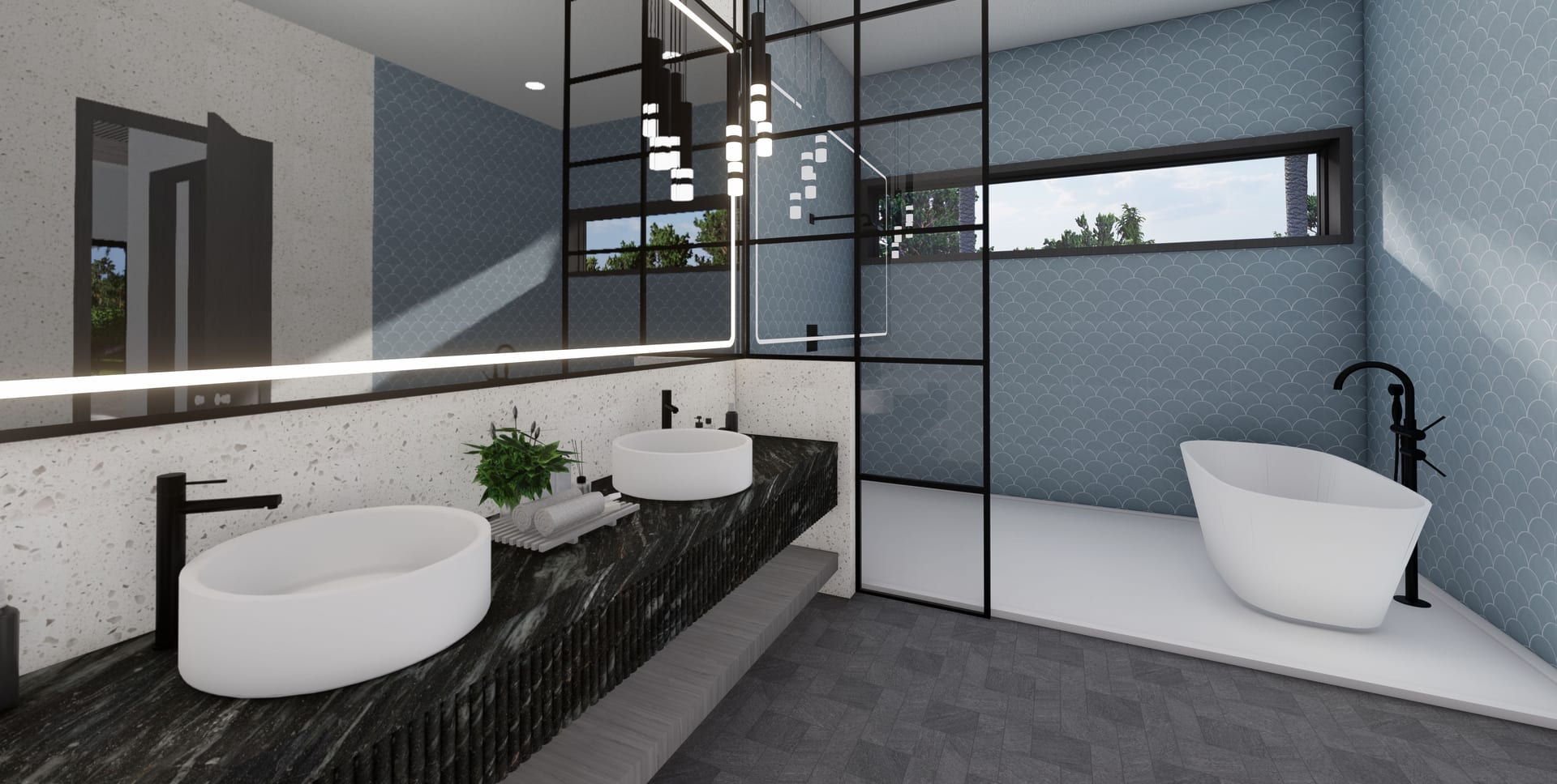 Opora master bath