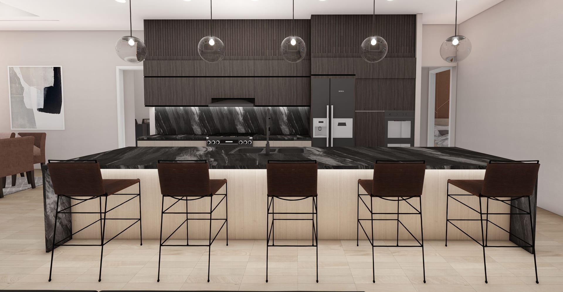 Orion M1 kitchen