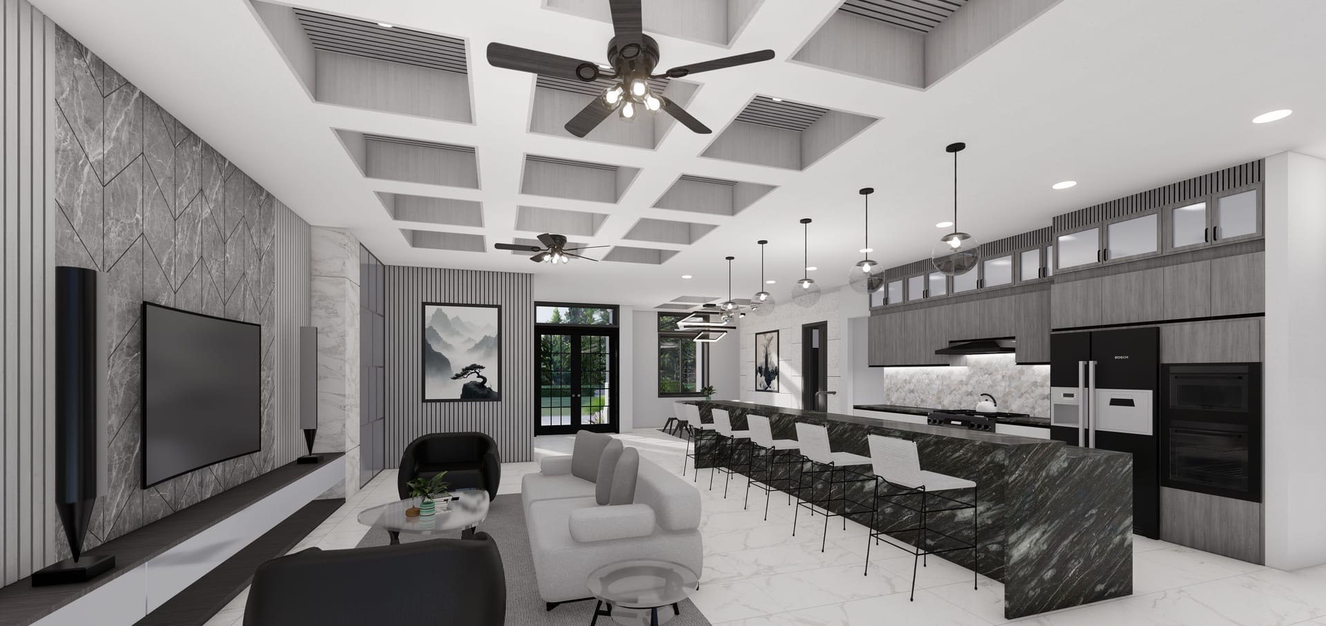 Orion M2 living area, alternate view
