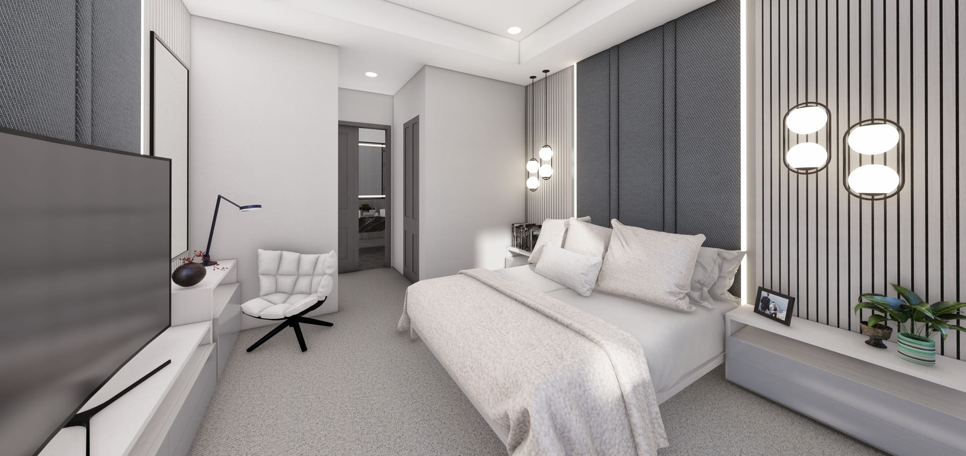 OTL M1 (Op. Two Cars Garage) master bedroom