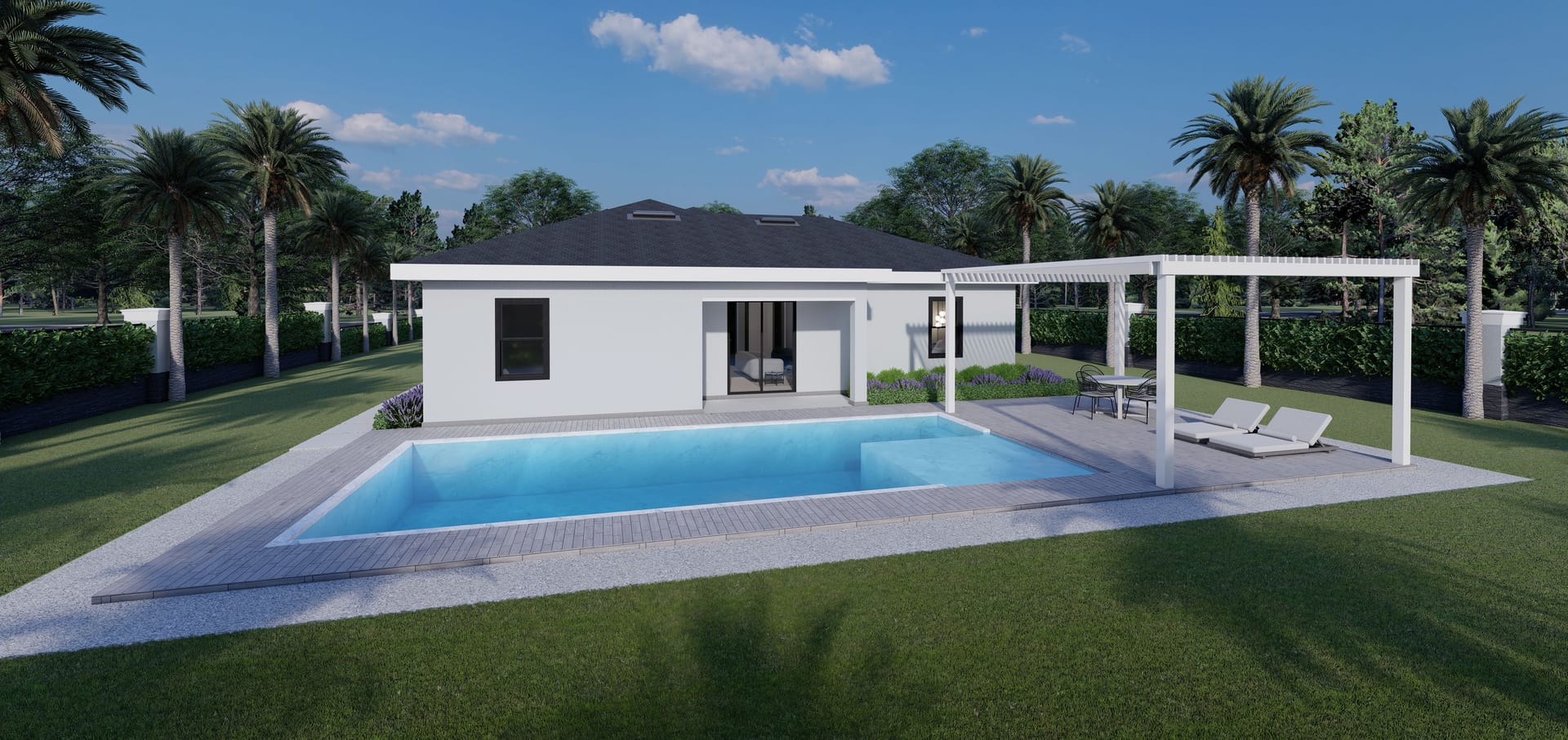 OTL M1 (Op. Two Cars Garage) rear facade