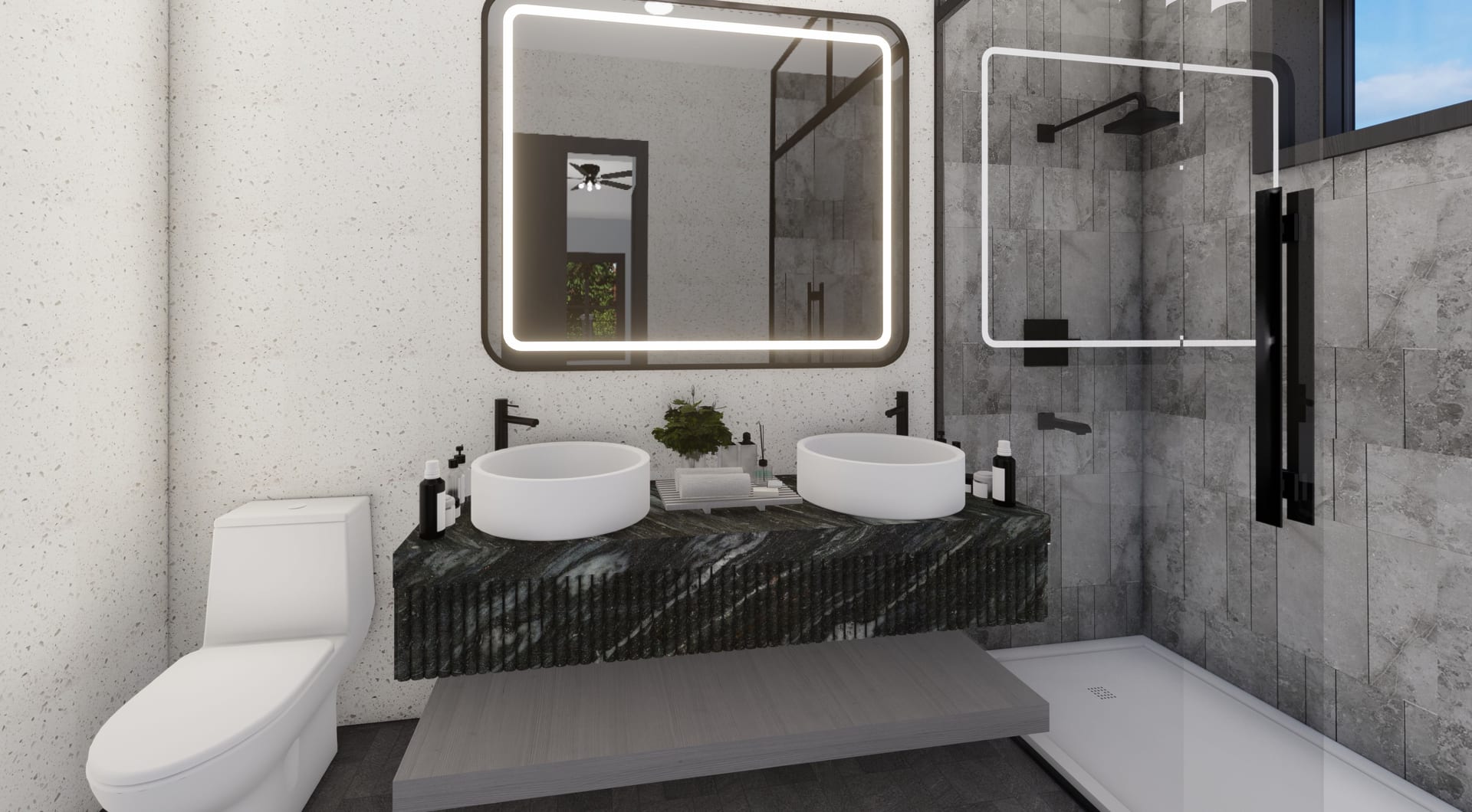 OTL OP1 (Garage Extended) master bath