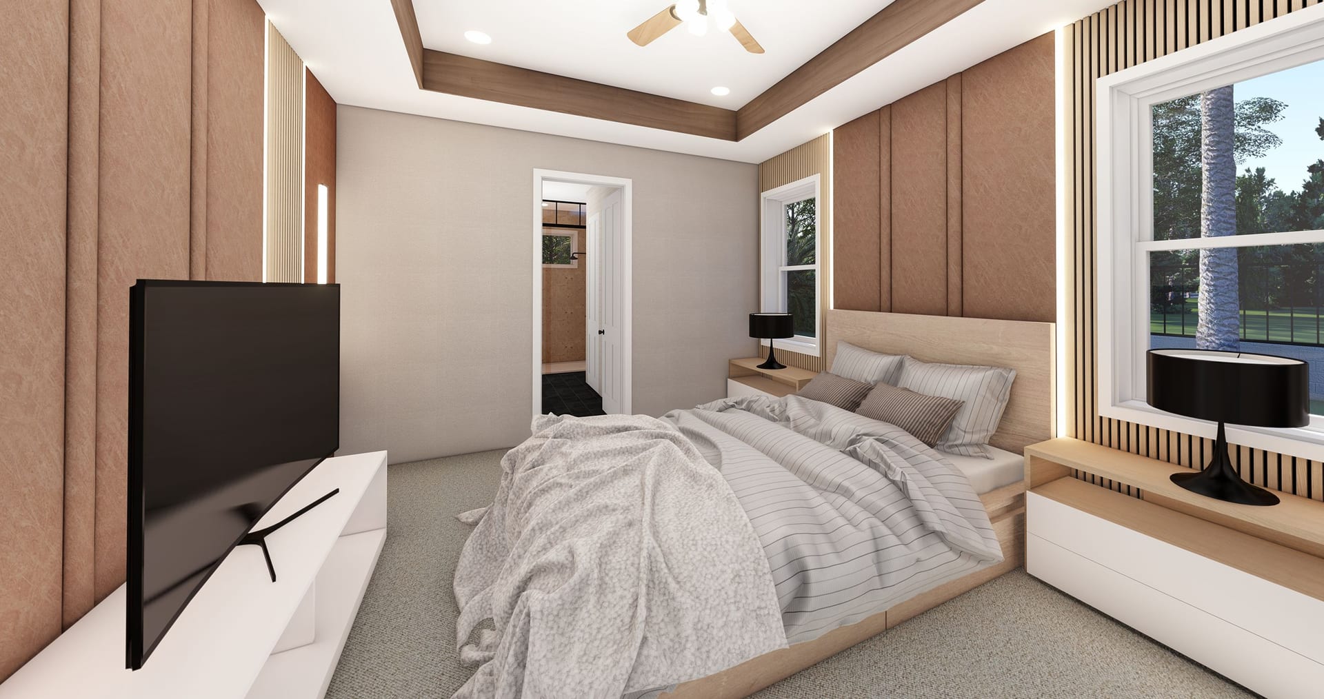 Palma Homes 1625 master bedroom