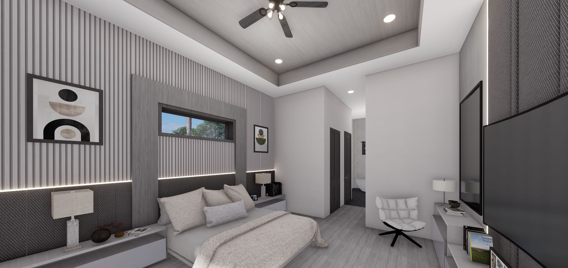 Perses master bedroom
