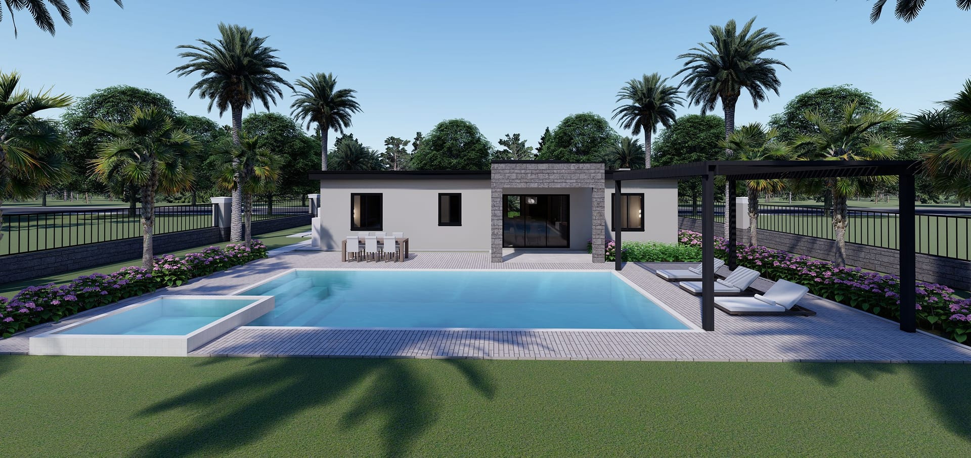 Perseus rear facade