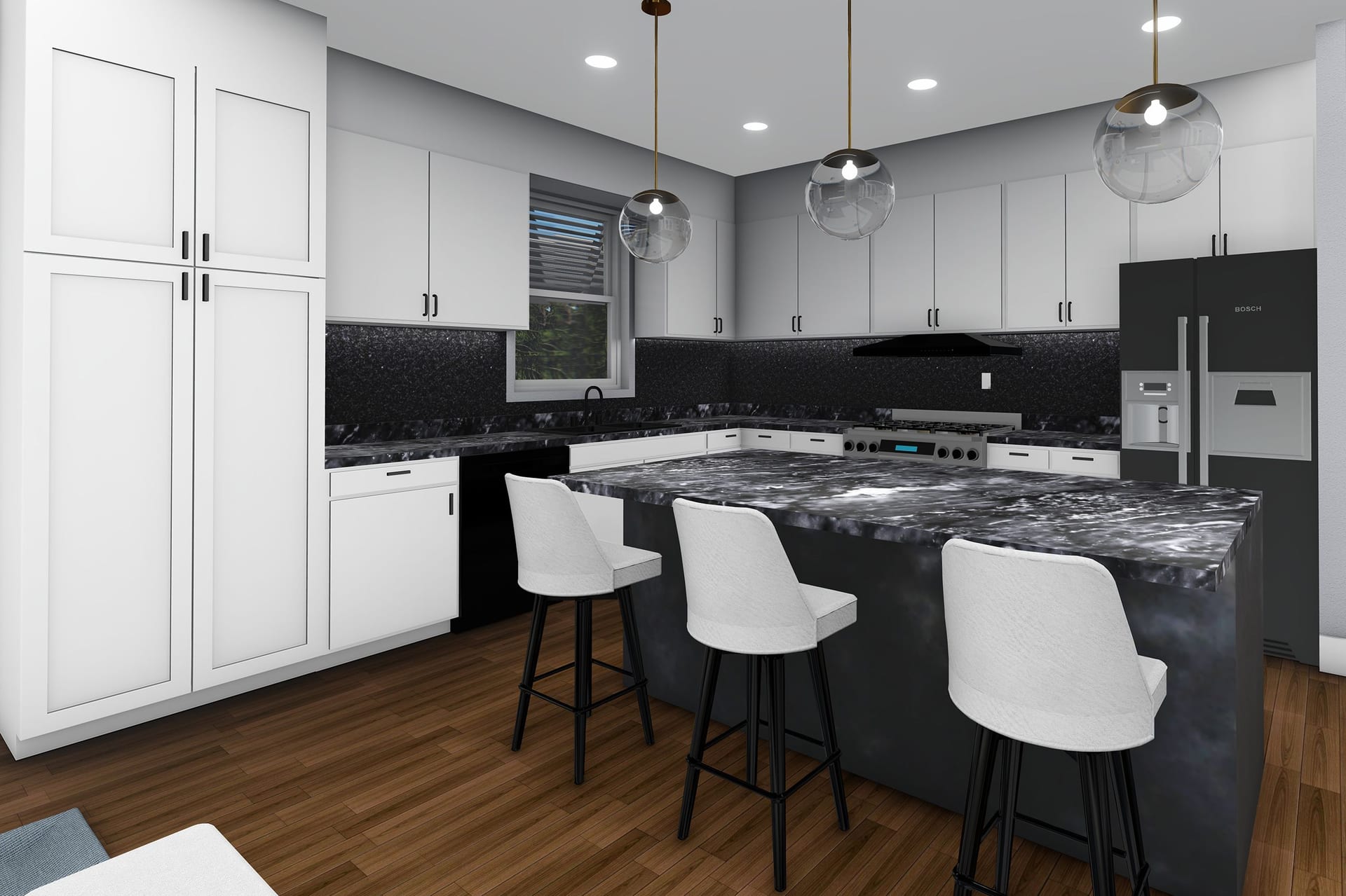 Pheme M1 Op. Garage Side kitchen