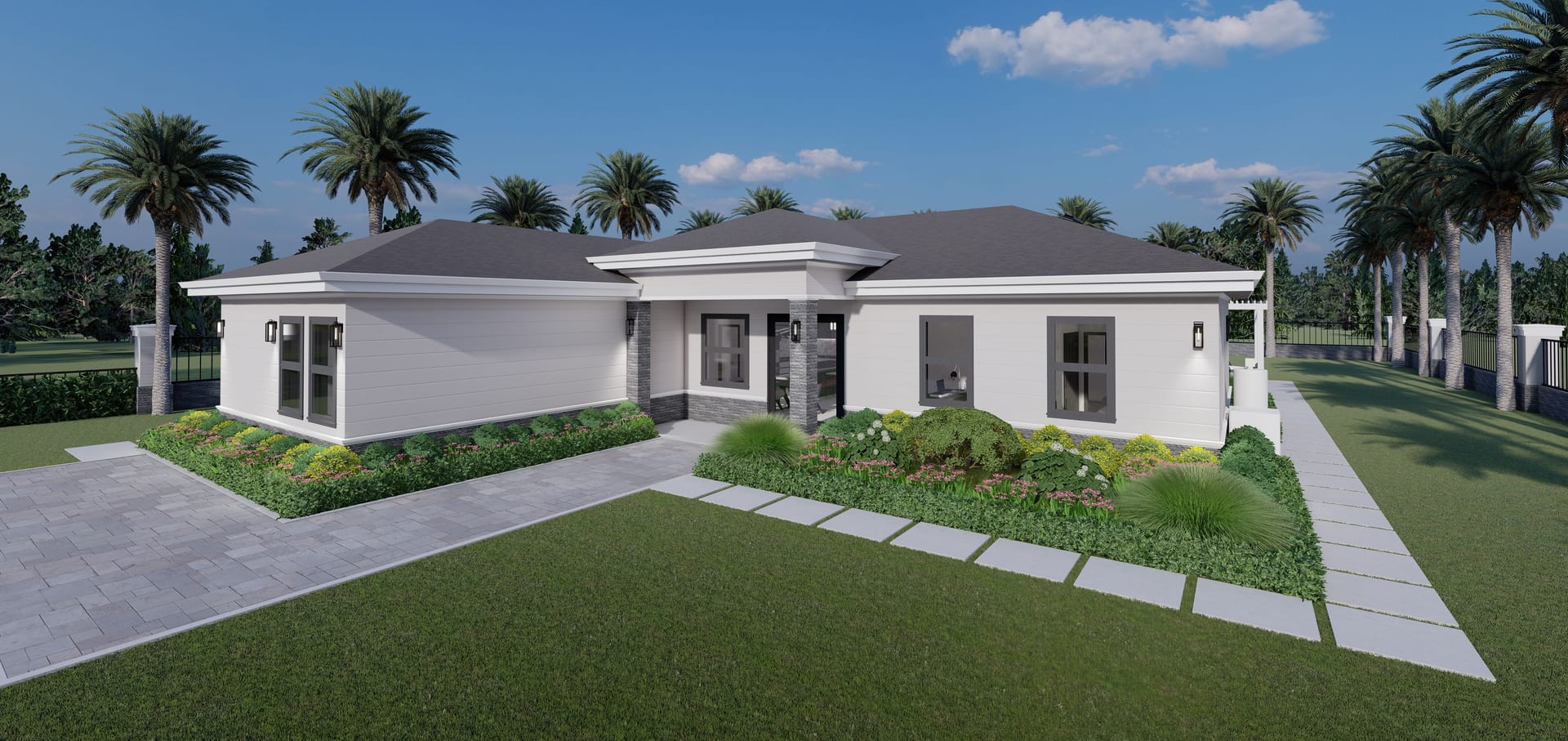 Pheme M1 Op. No Garage front-side facade