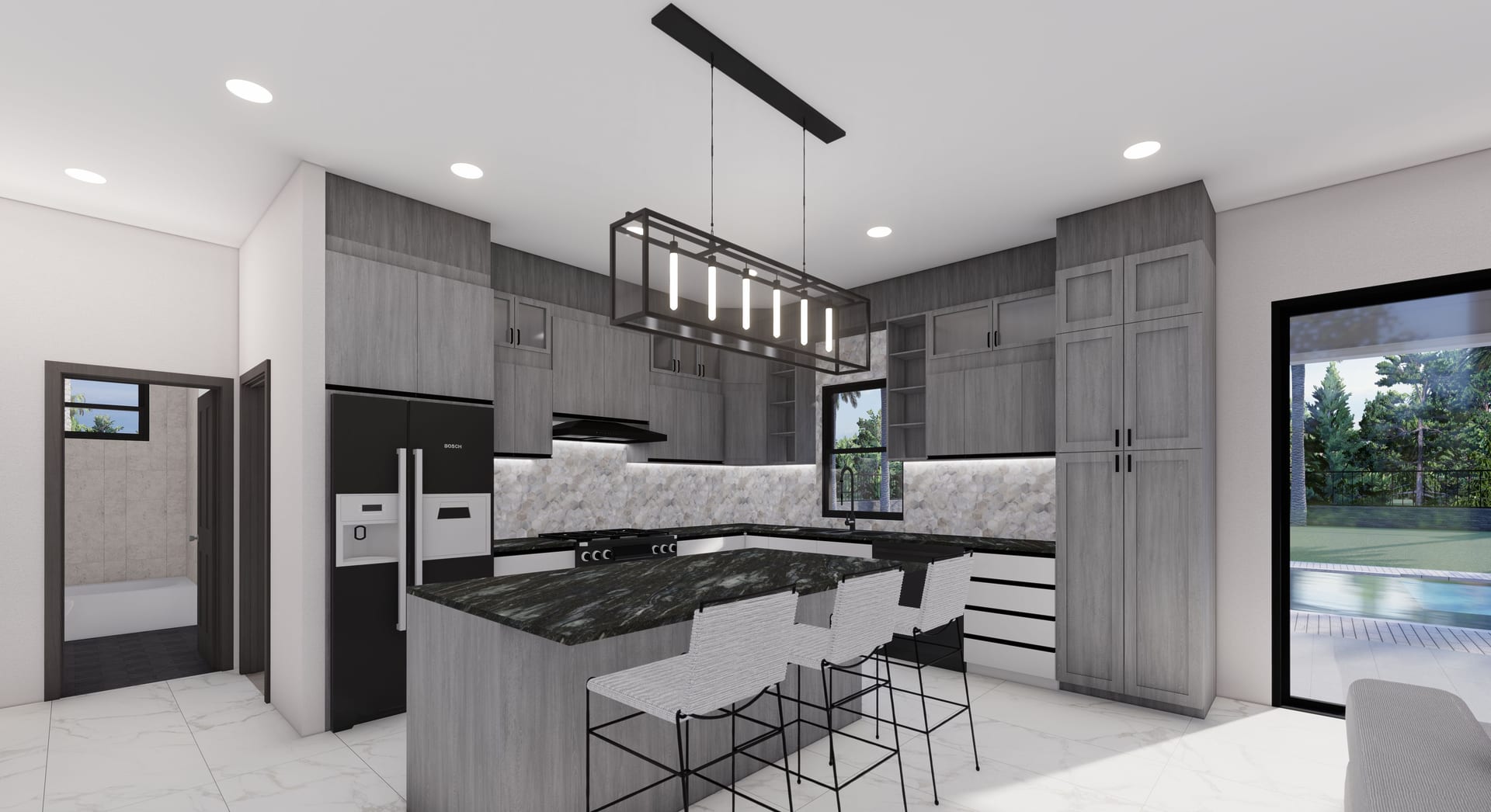 Pheme M1 Op. No Garage kitchen