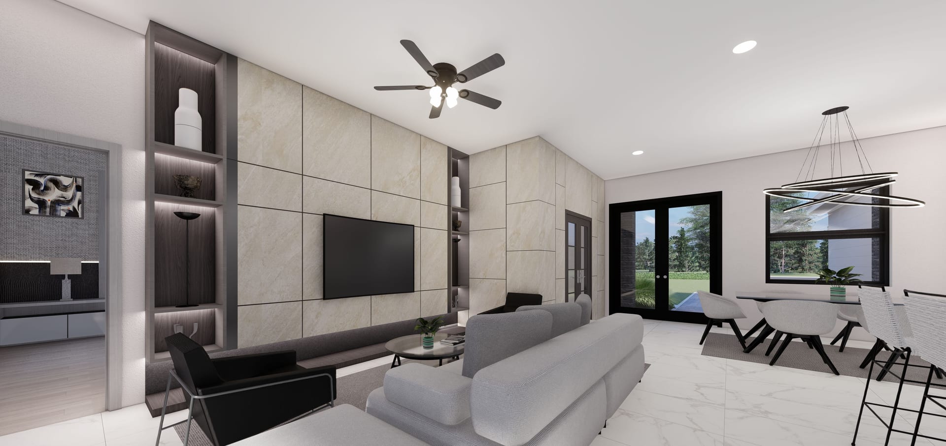 Pheme M1 Op. No Garage living area, alternate view