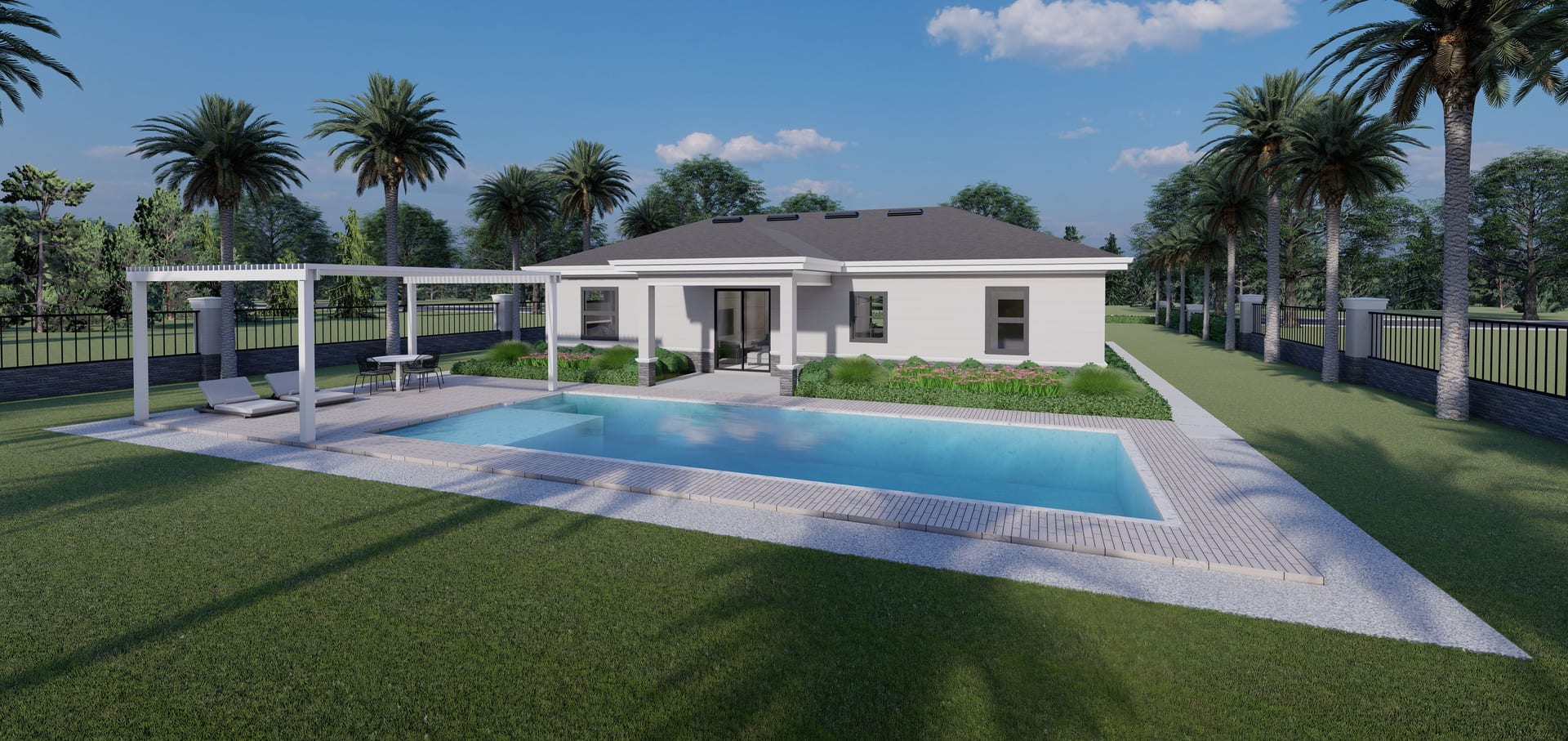 Pheme M1 Op. No Garage rear facade