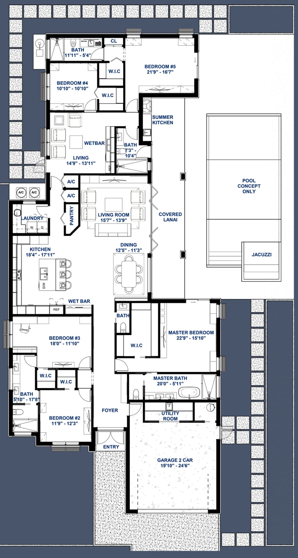 Phyleus 2D floor plan with dimensions