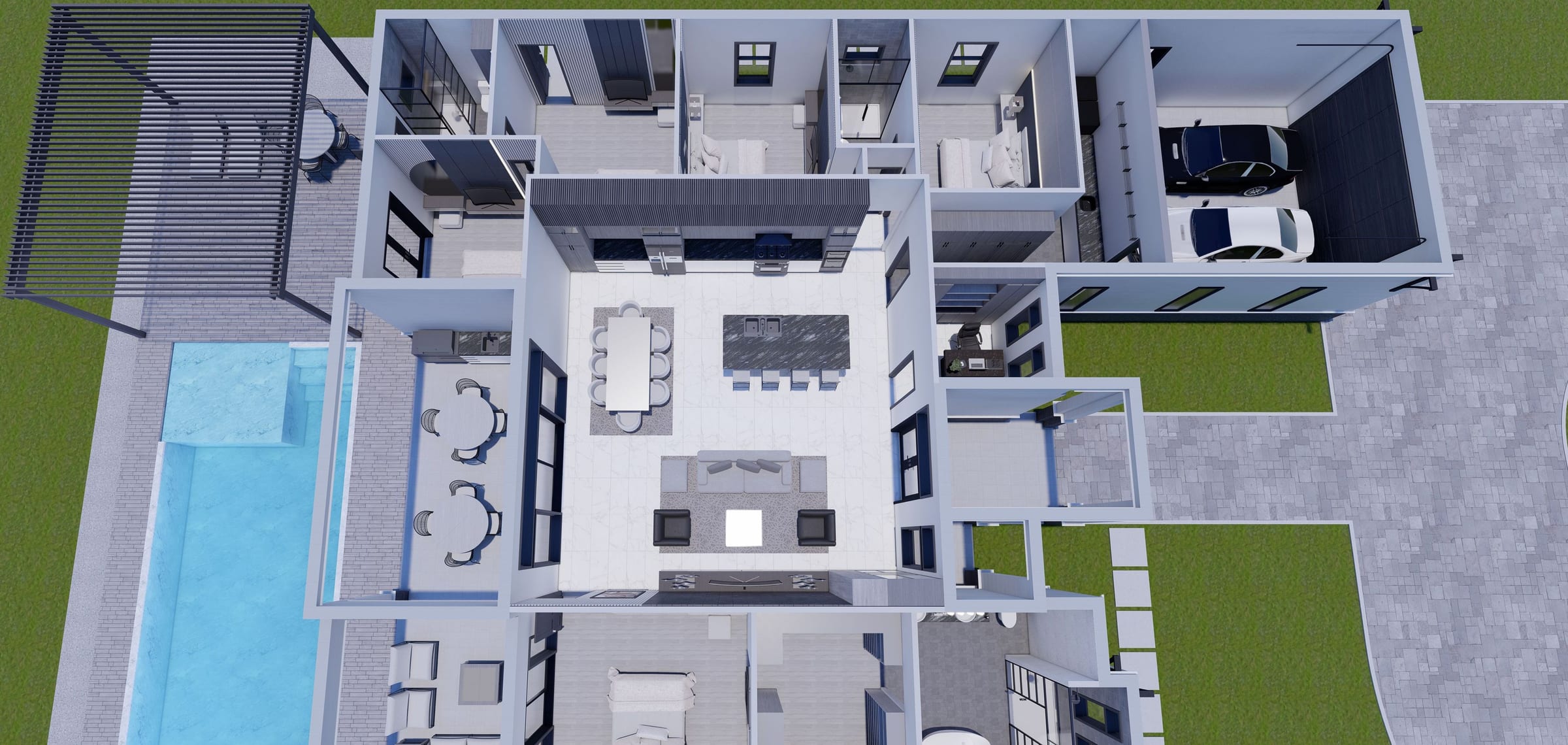 Phylonoe OP1 3D floor plan, side view