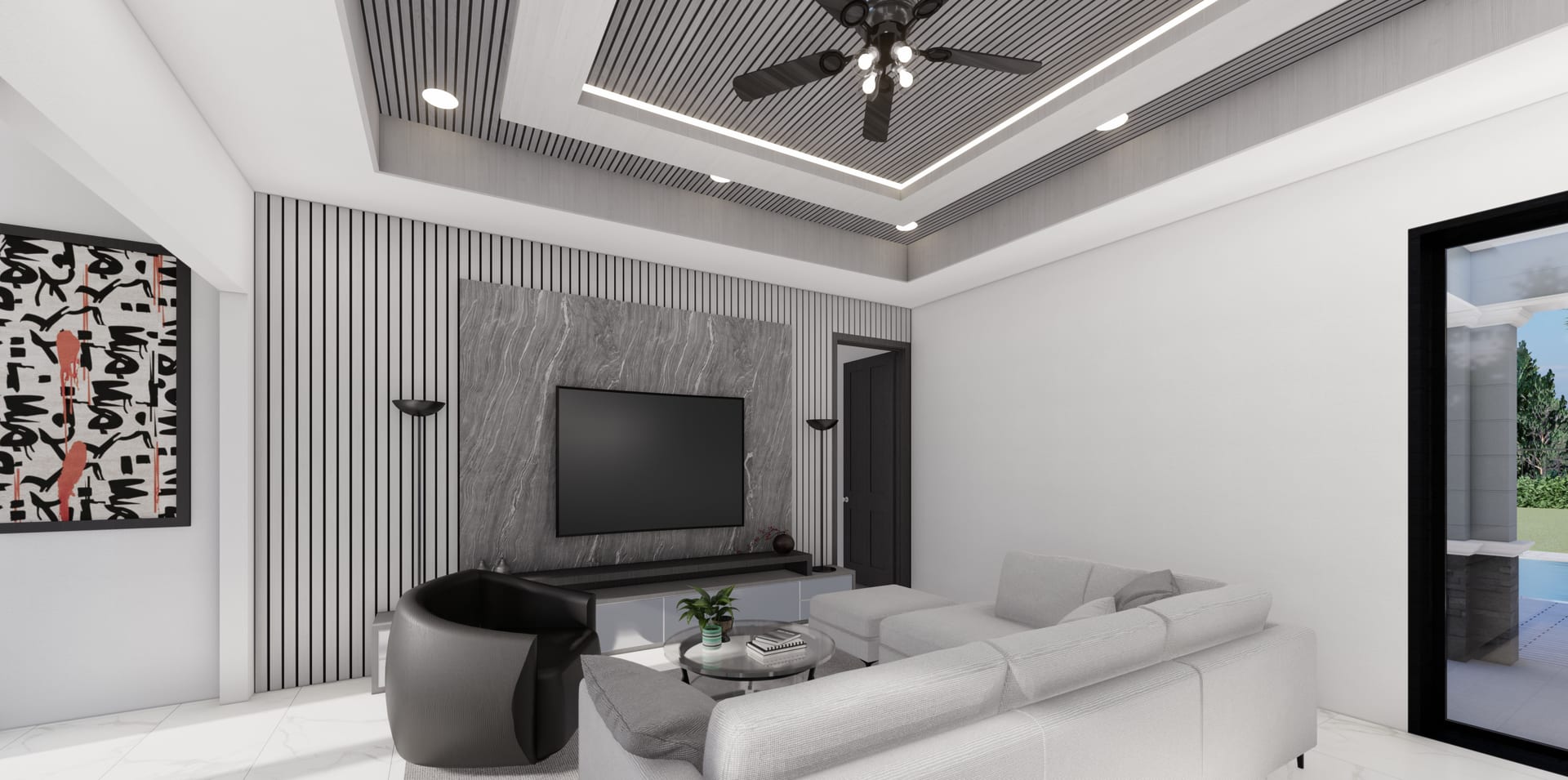 Plouton living area