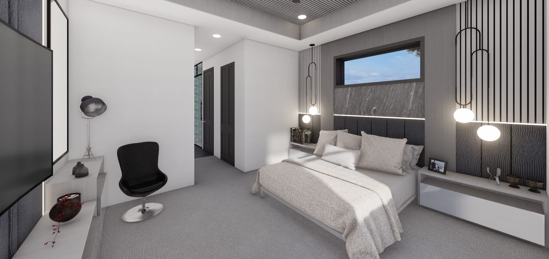 Plouton master bedroom