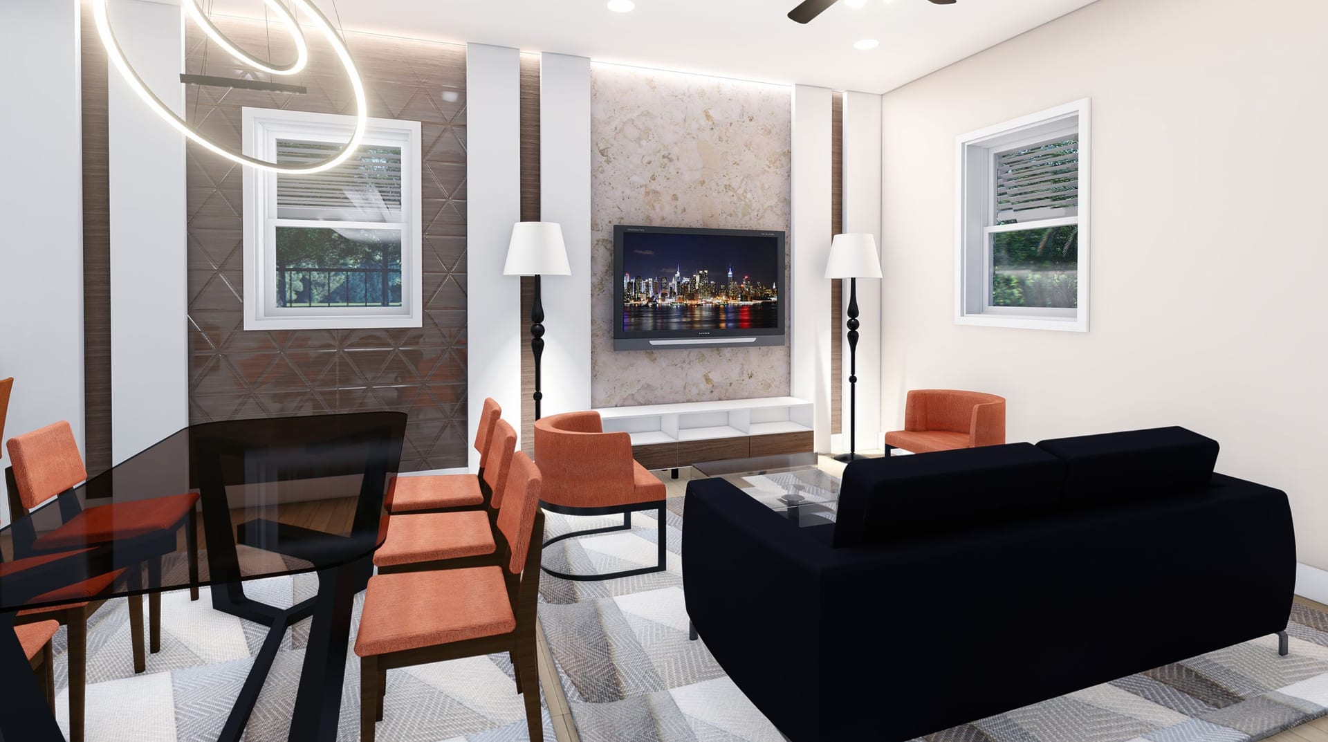 Priam living area
