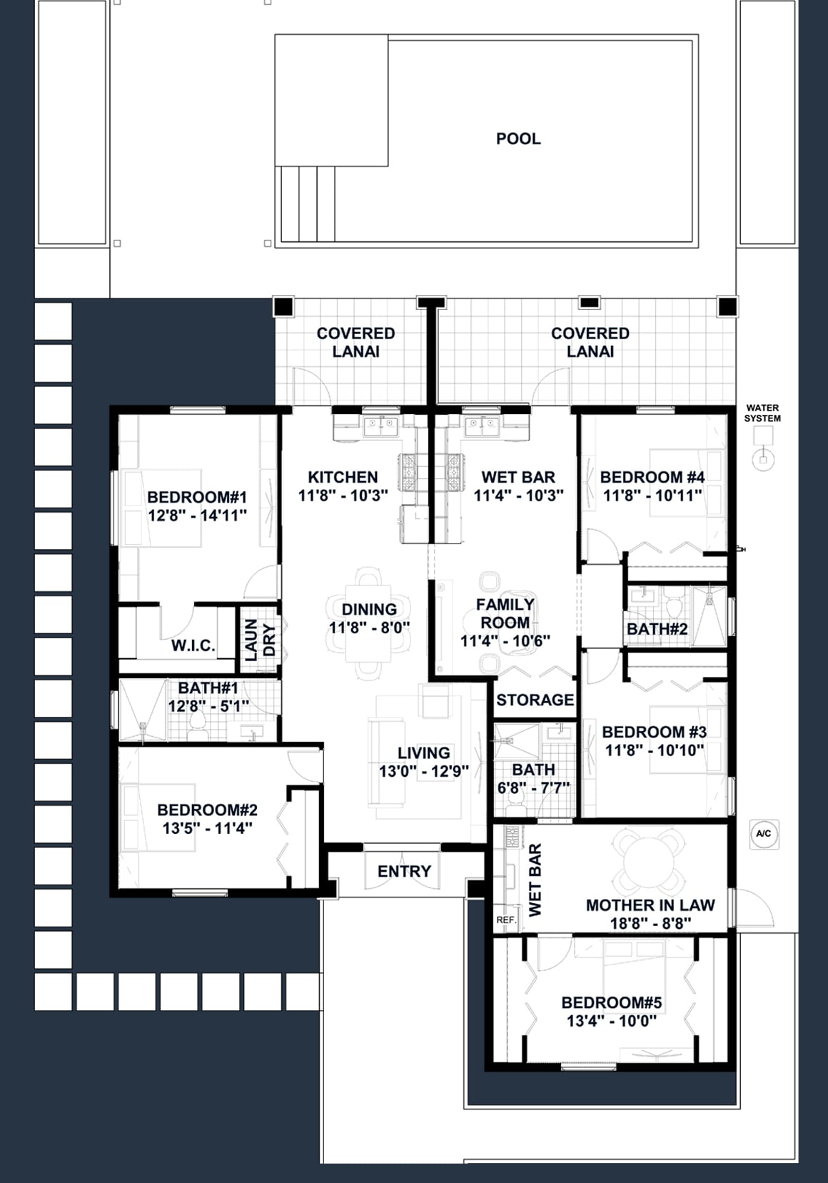 Promylaia 2D floor plan with dimensions