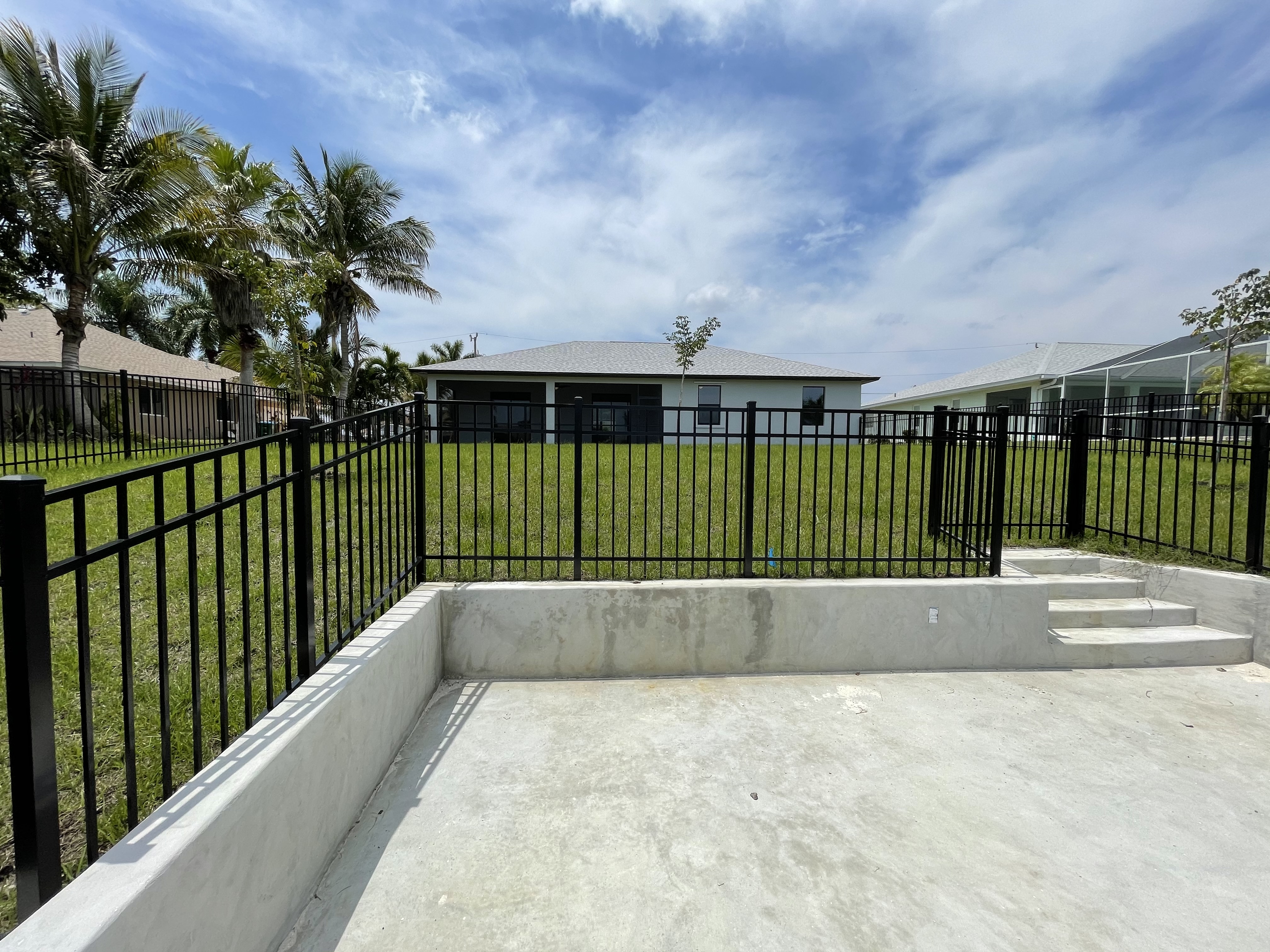 Raven backyard with pool deck