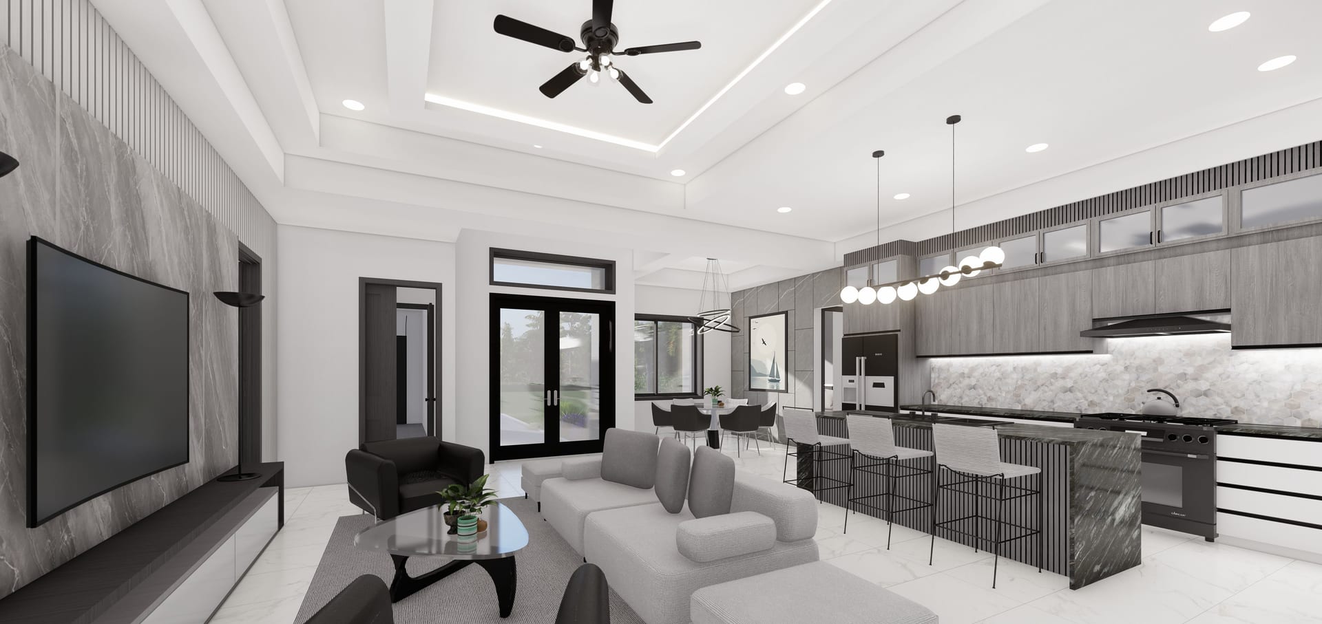 Roma M3 living area