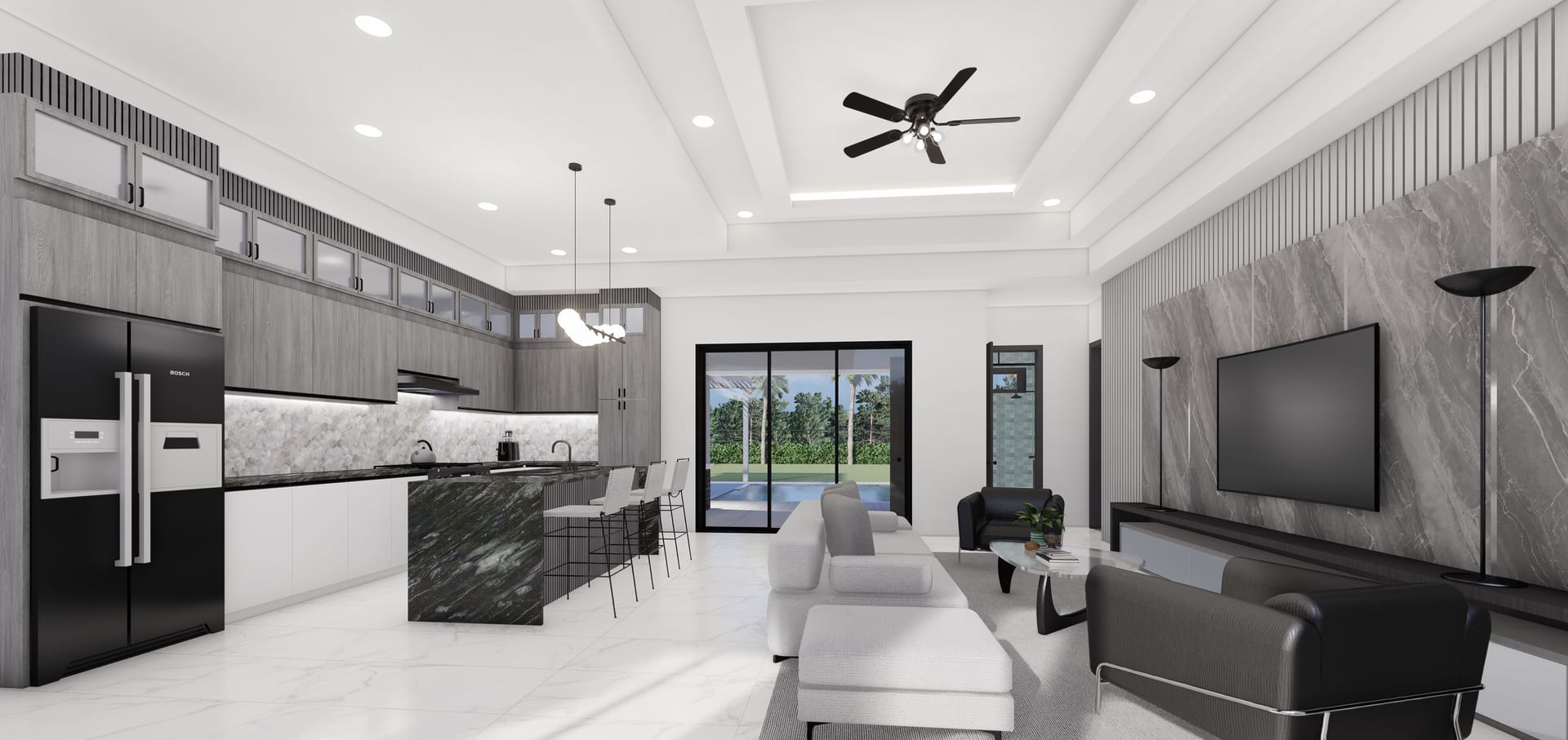 Roma M3 living area, alternate view