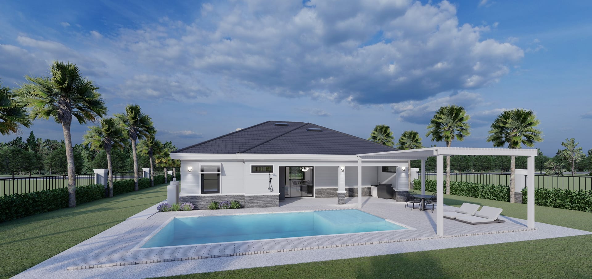Roma M3 rear facade