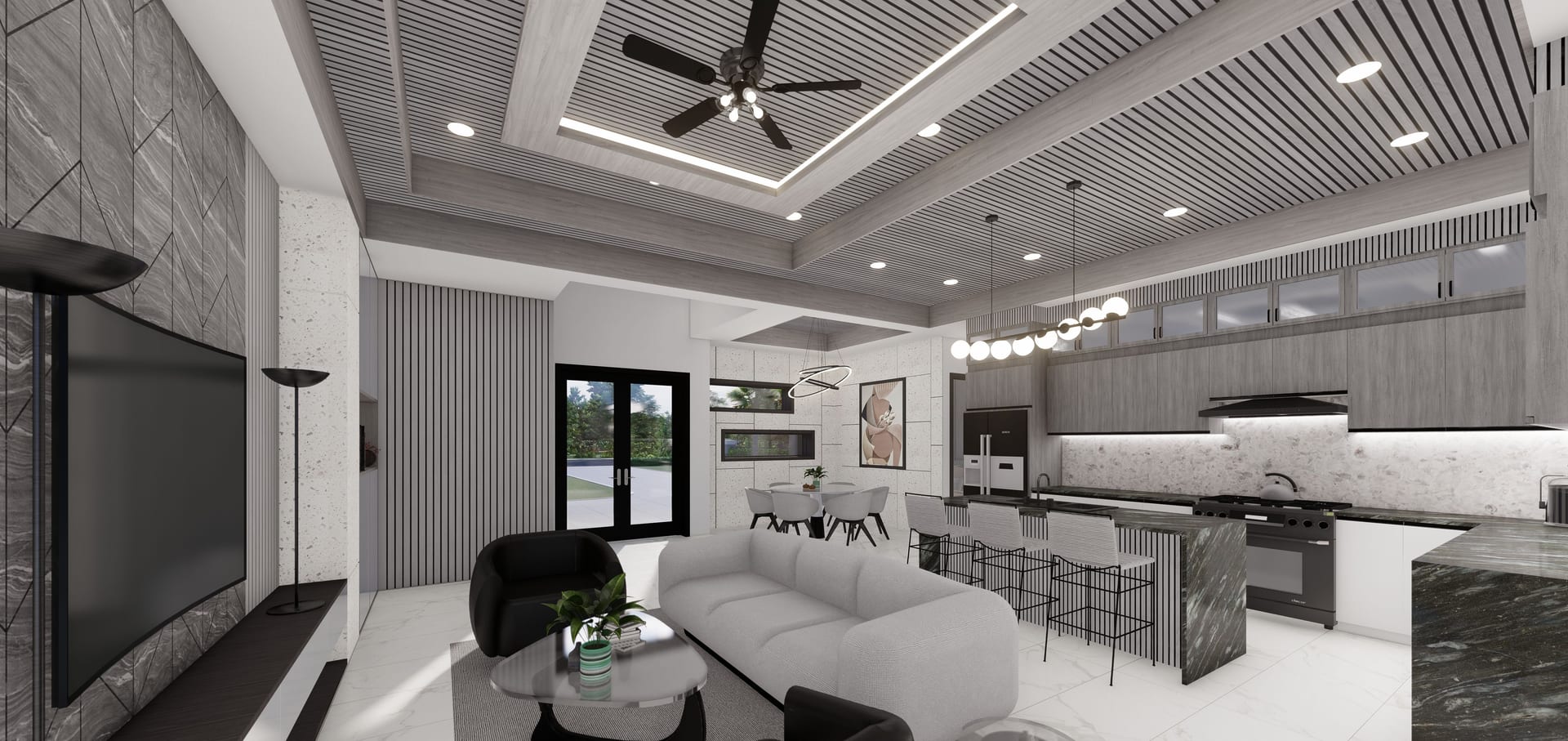 Sabazios living area, alternate view