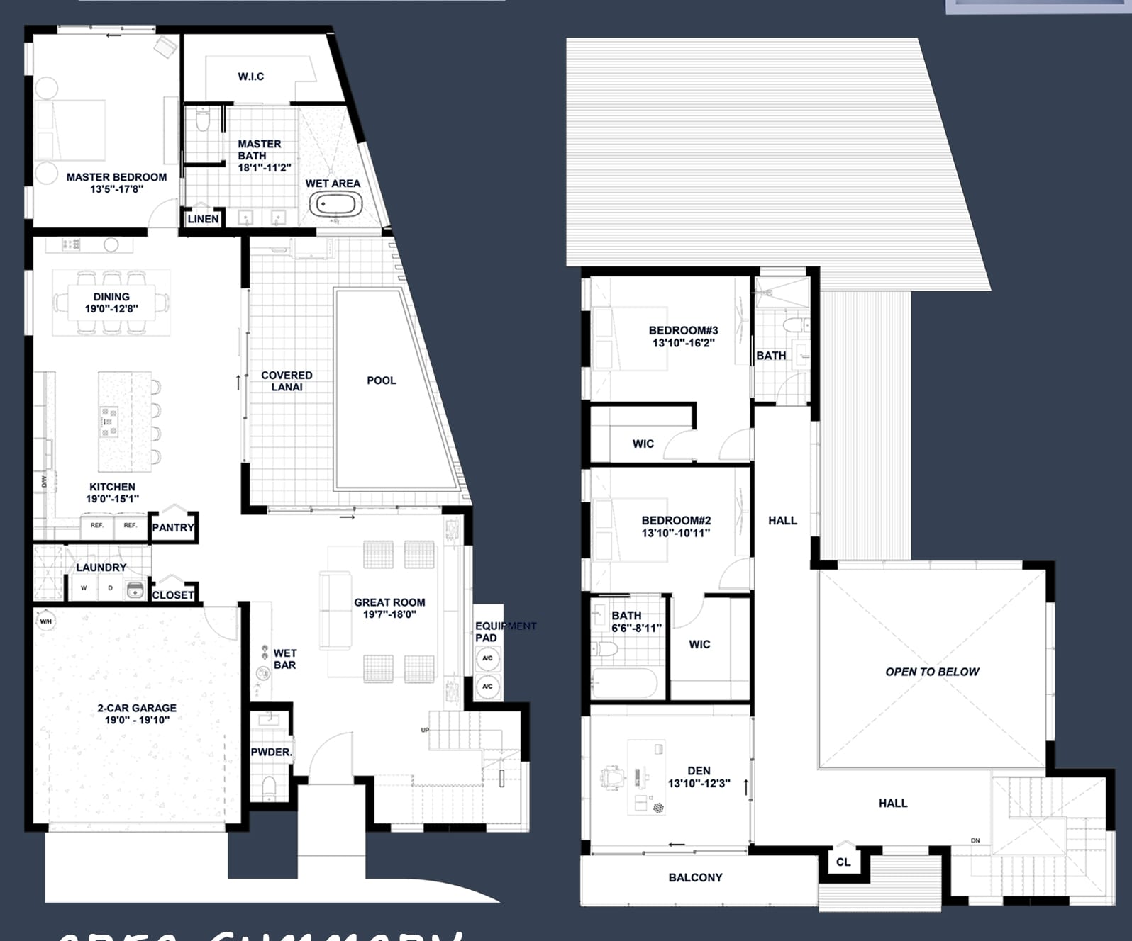 Skeiron 2D floor plan with dimensions