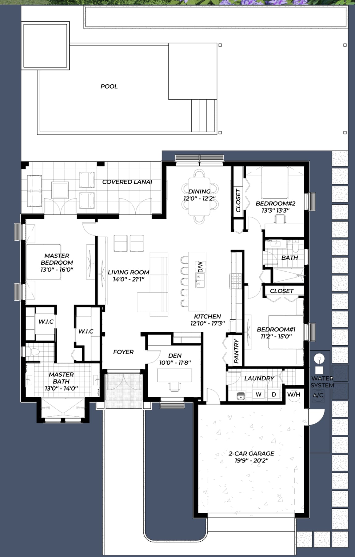 Somanta 2D floor plan with dimensions