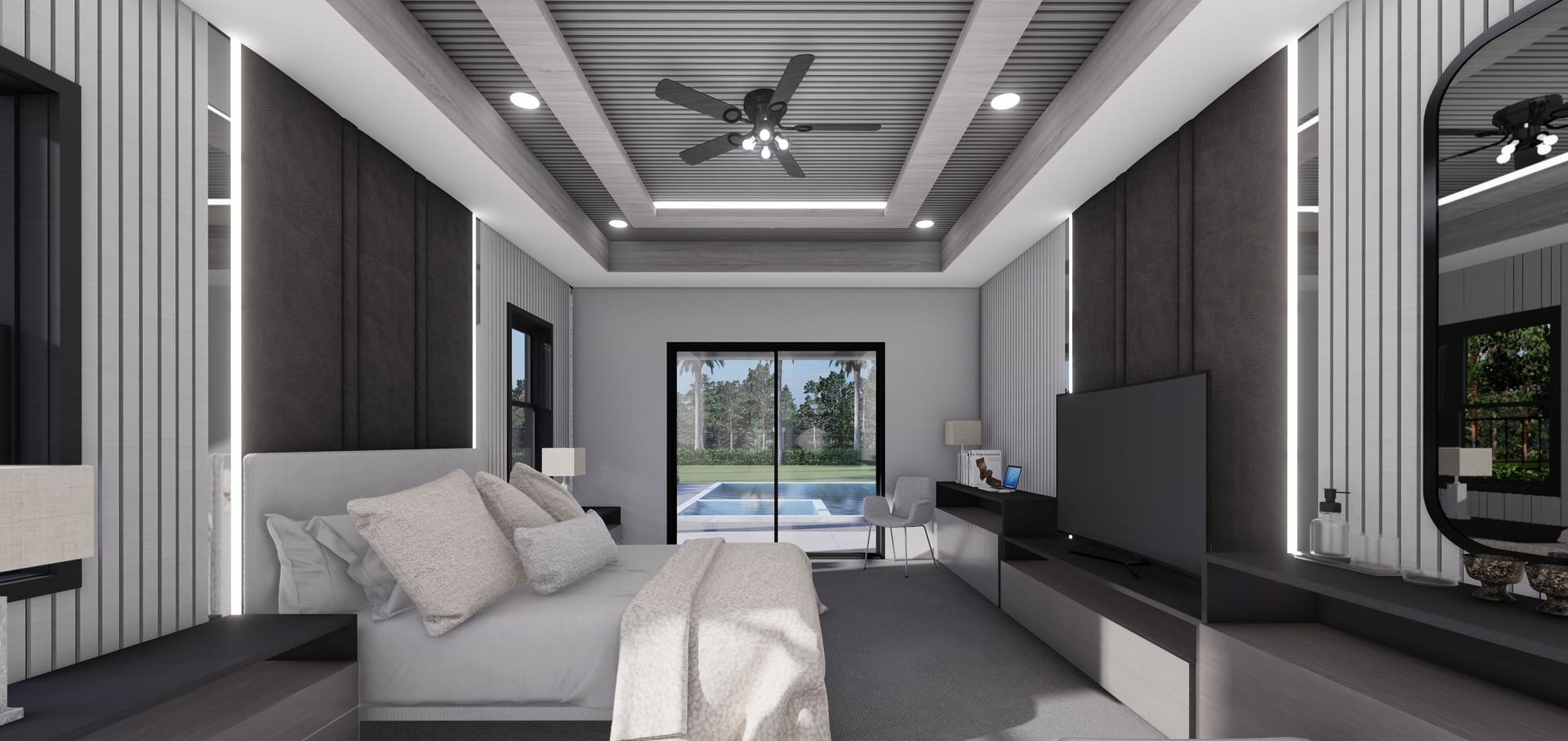 Styx M1 (3 Car Garage) master bedroom