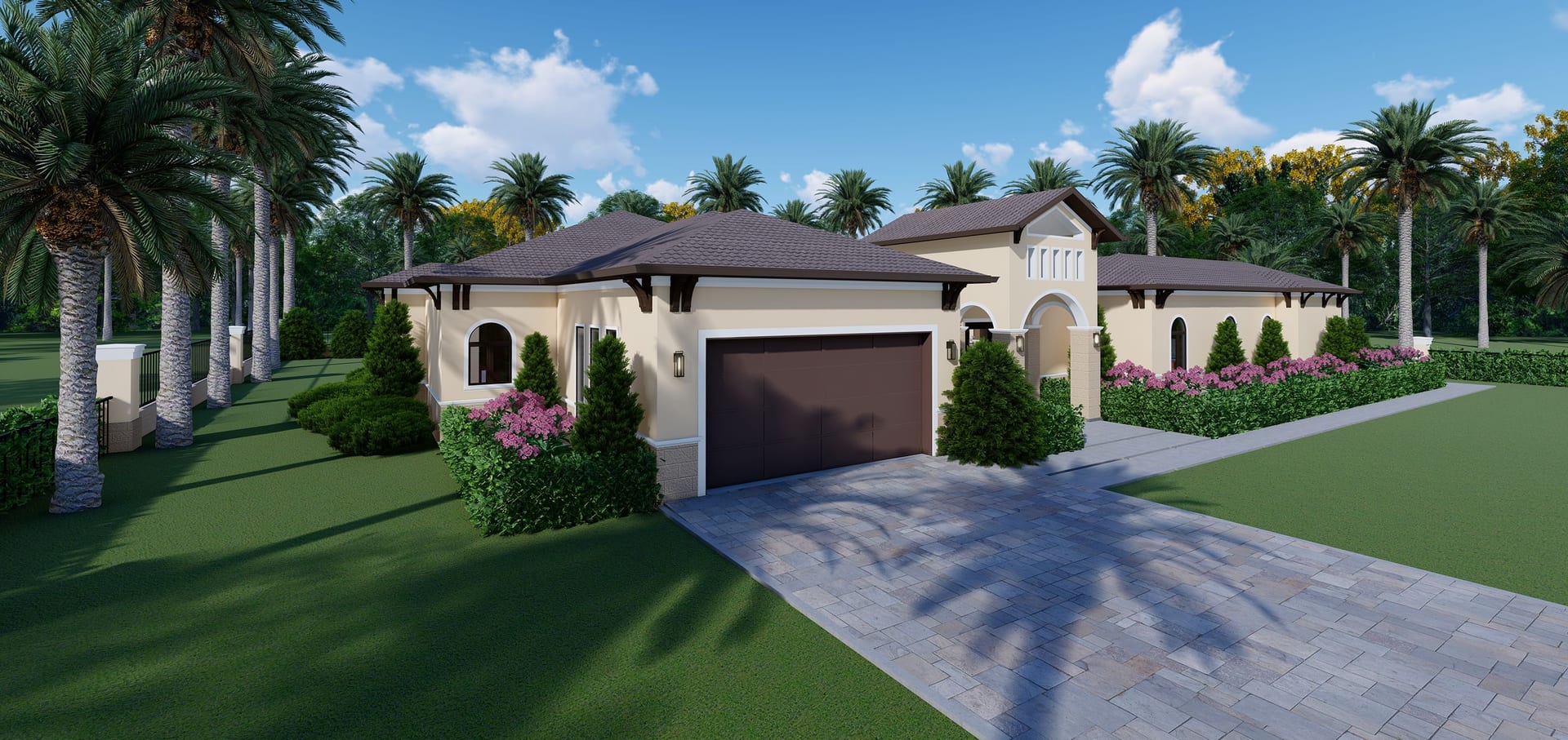 Tethys side-front facade