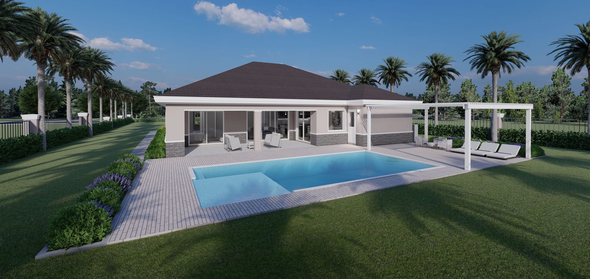 Theia rear facade