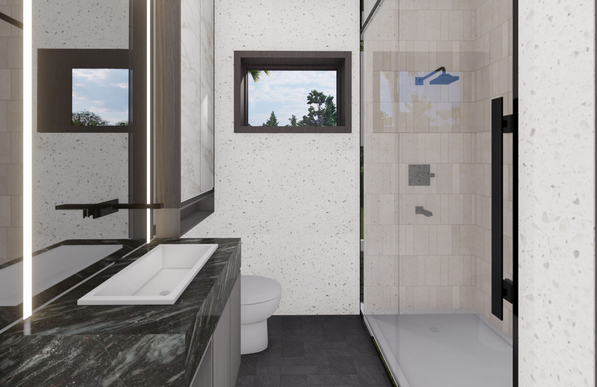 Thriae master bath