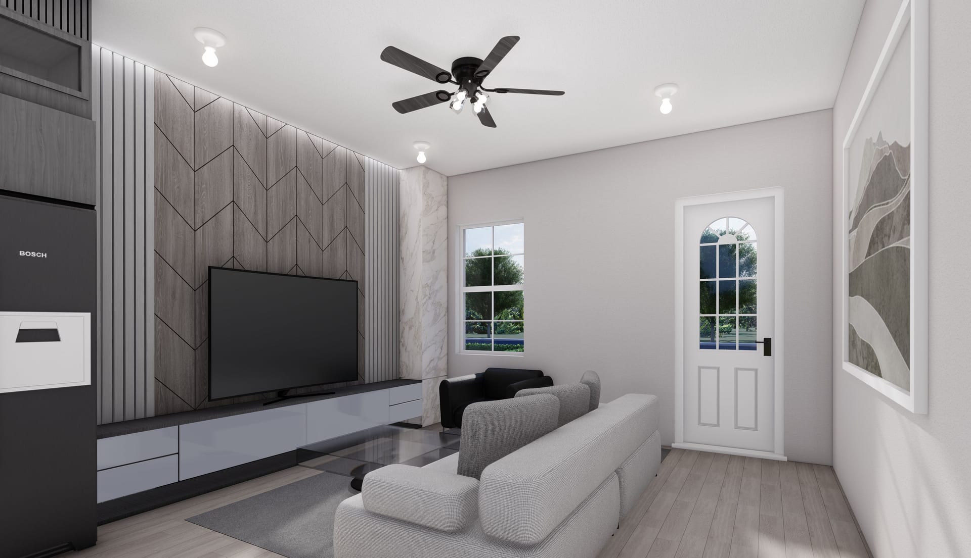 Tiresias M1 living area