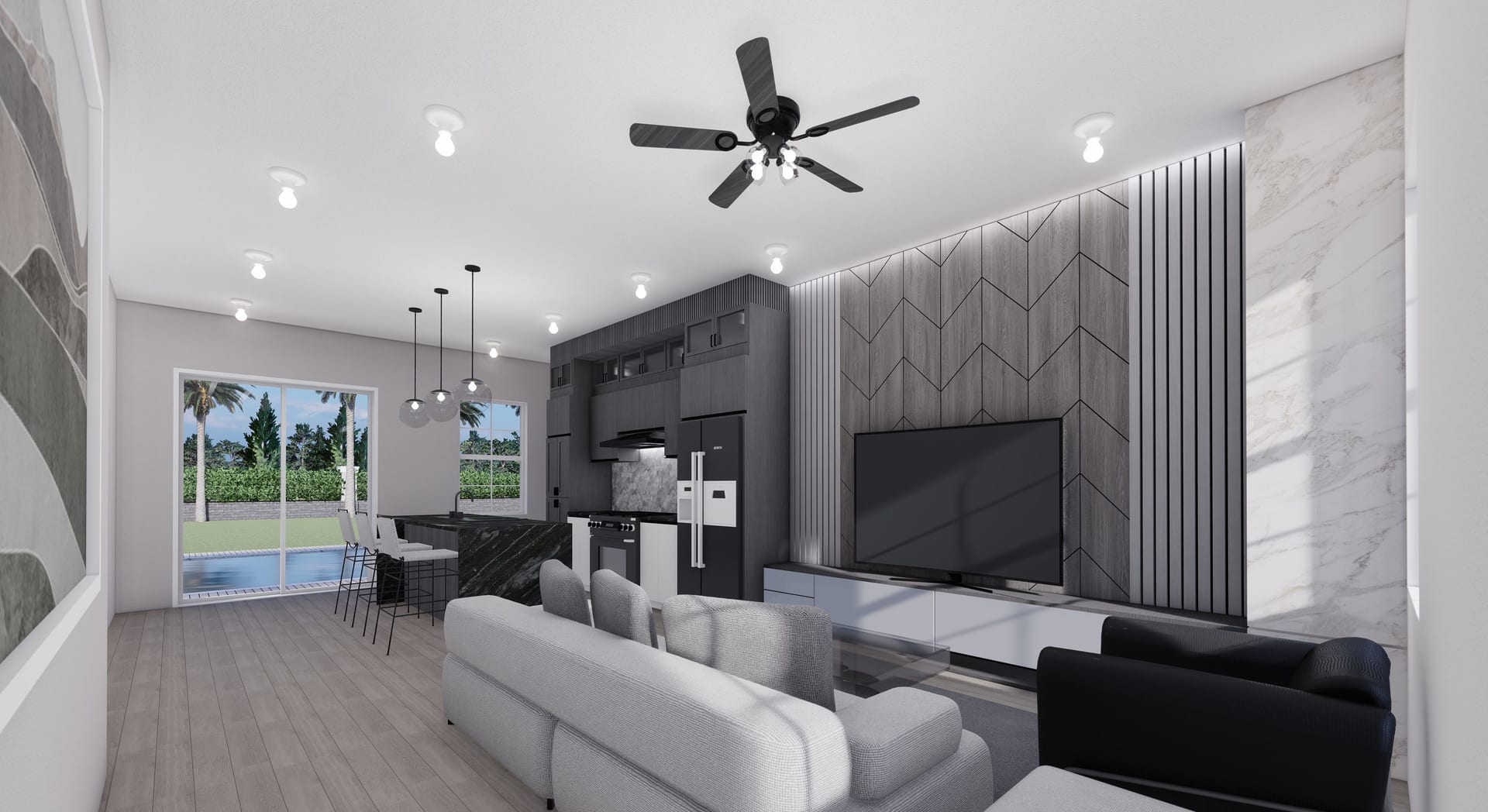 Tiresias M1 living area, alternate view