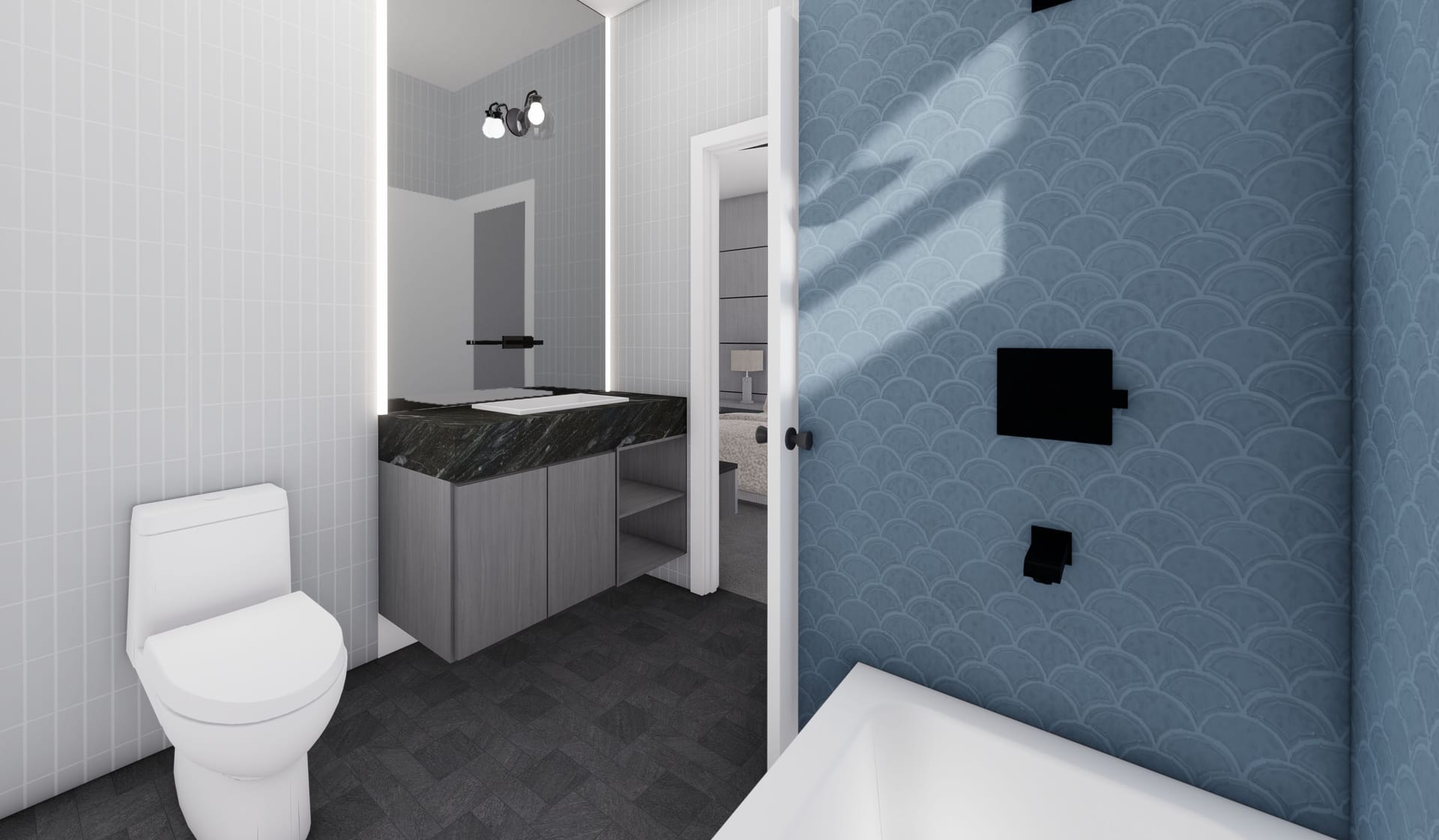 Tiresias M2 master bath