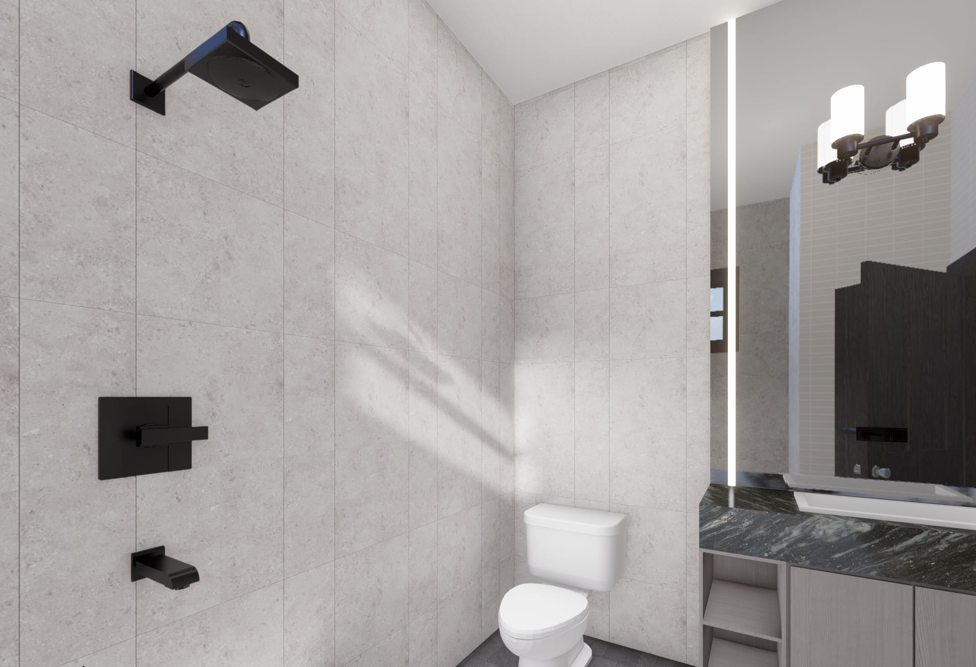Tiresias M6 master bath