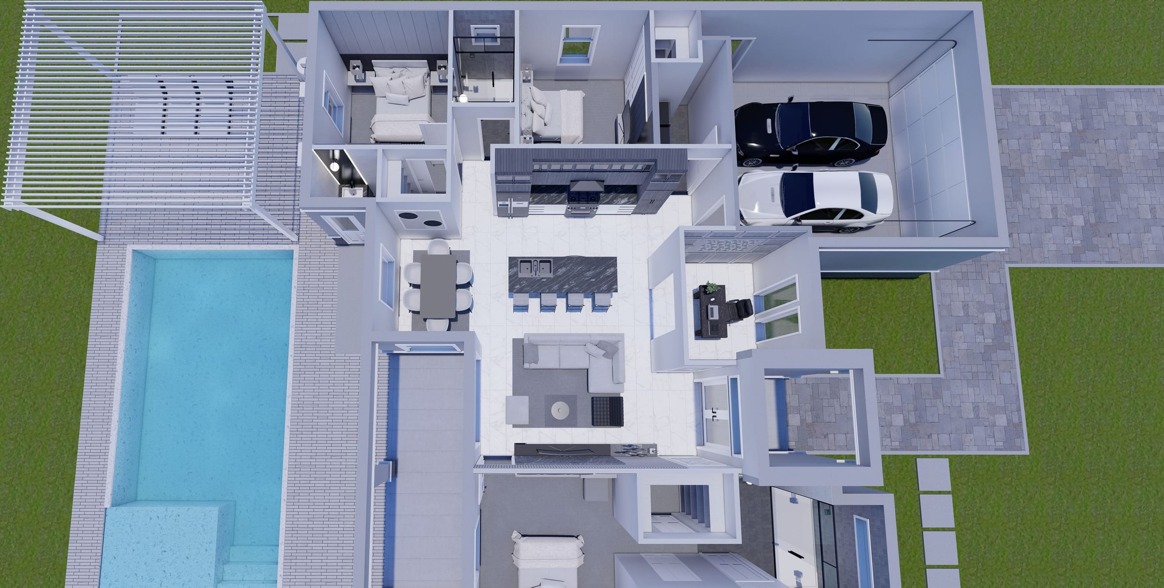 Typhon M1 3D floor plan, side view