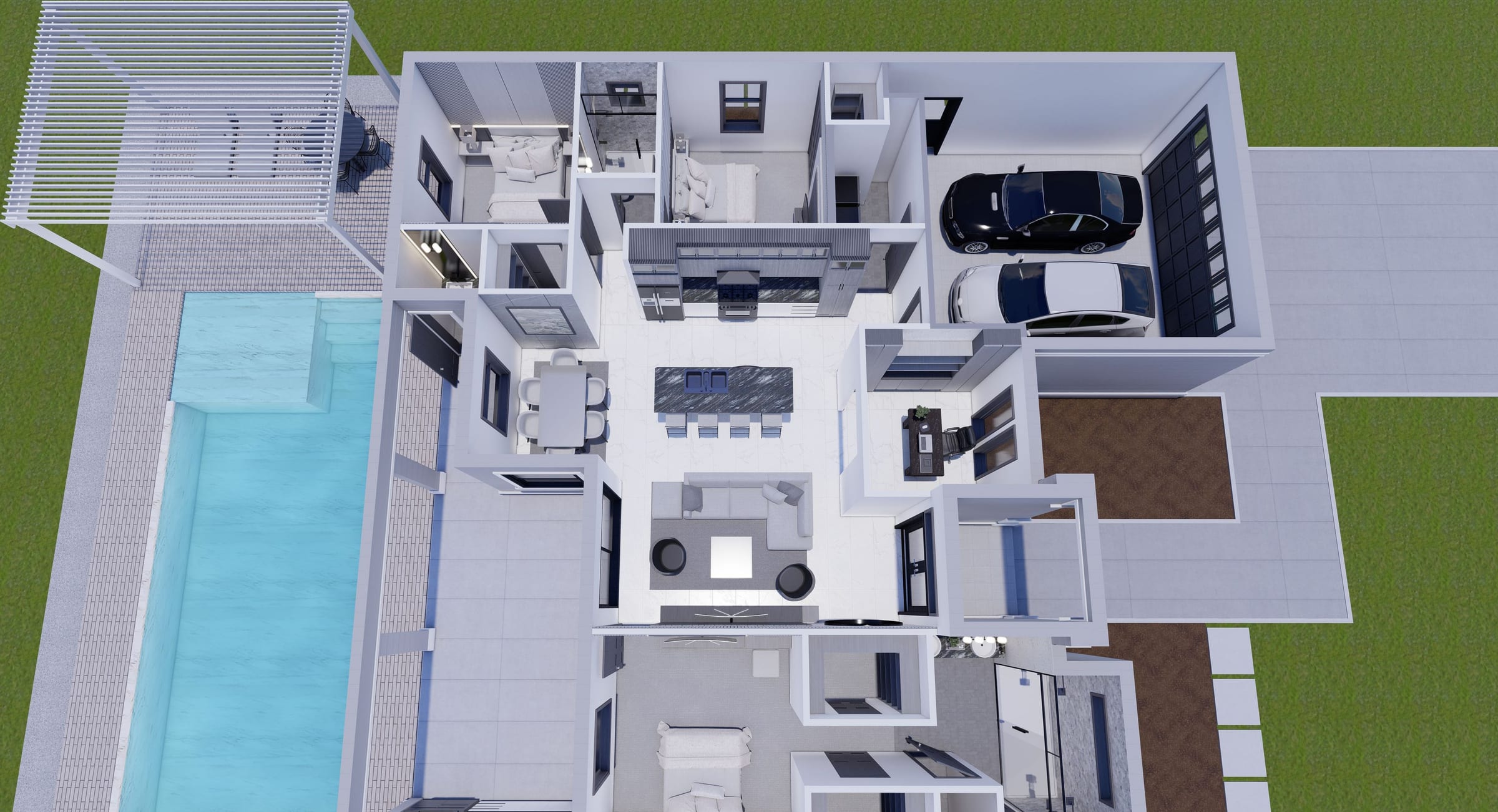 Typhon M2 3D floor plan, side view