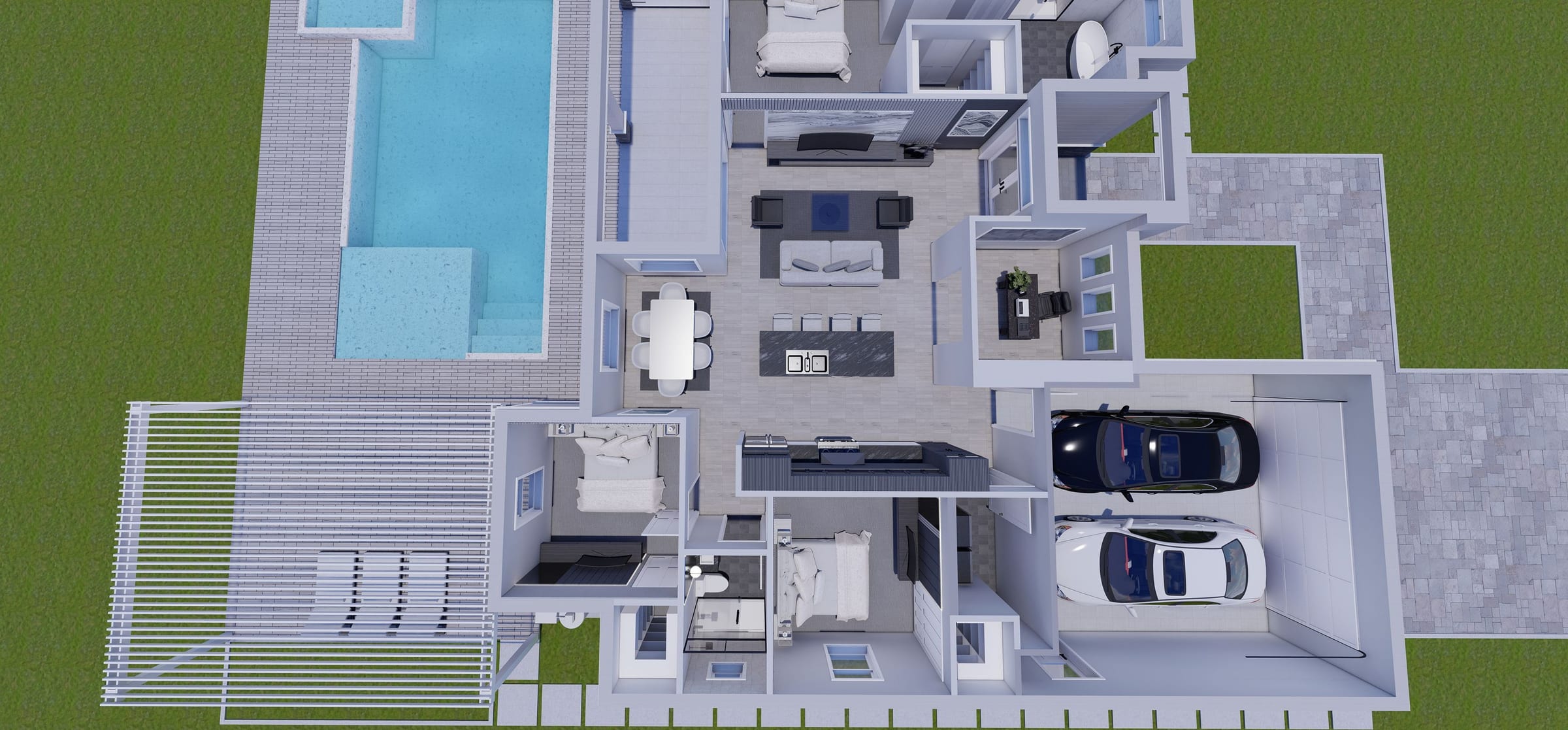 Typhon 3D floor plan, side view