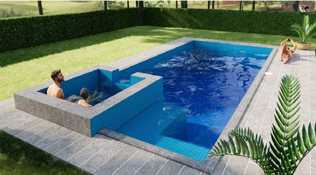 Bougainvillea Pool render