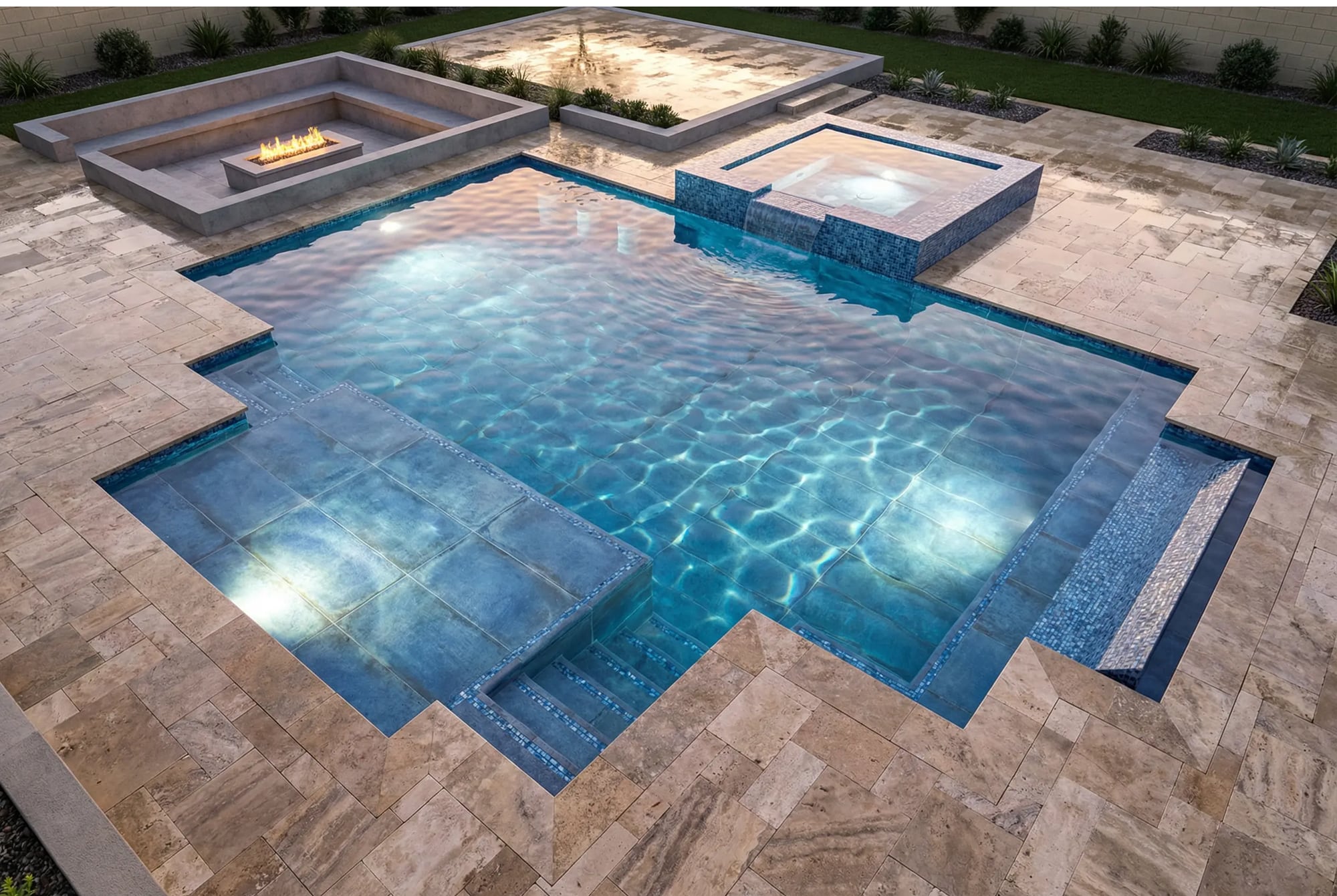 Royal Palm Pool render